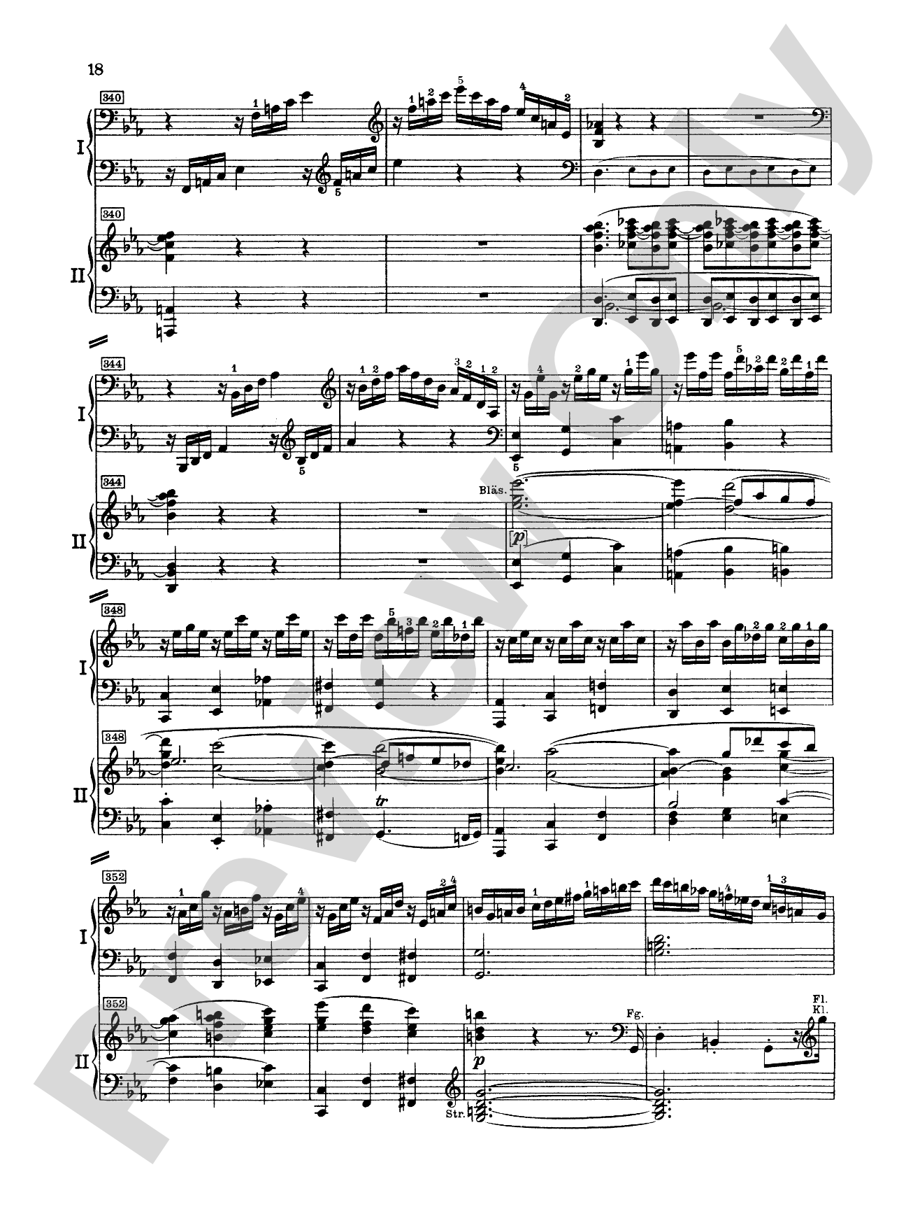 Mozart: Piano Concerto No. 24 in C Minor, K. 491: Piano Duo (2 Pianos, 4 Hands) Book (2 copies required)