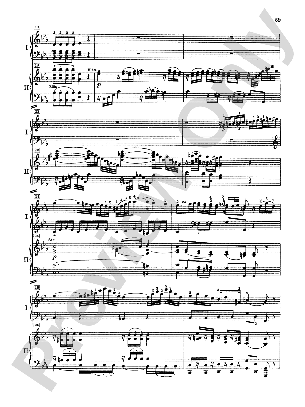 Mozart: Piano Concerto No. 24 in C Minor, K. 491: Piano Duo (2 Pianos, 4 Hands) Book (2 copies required)