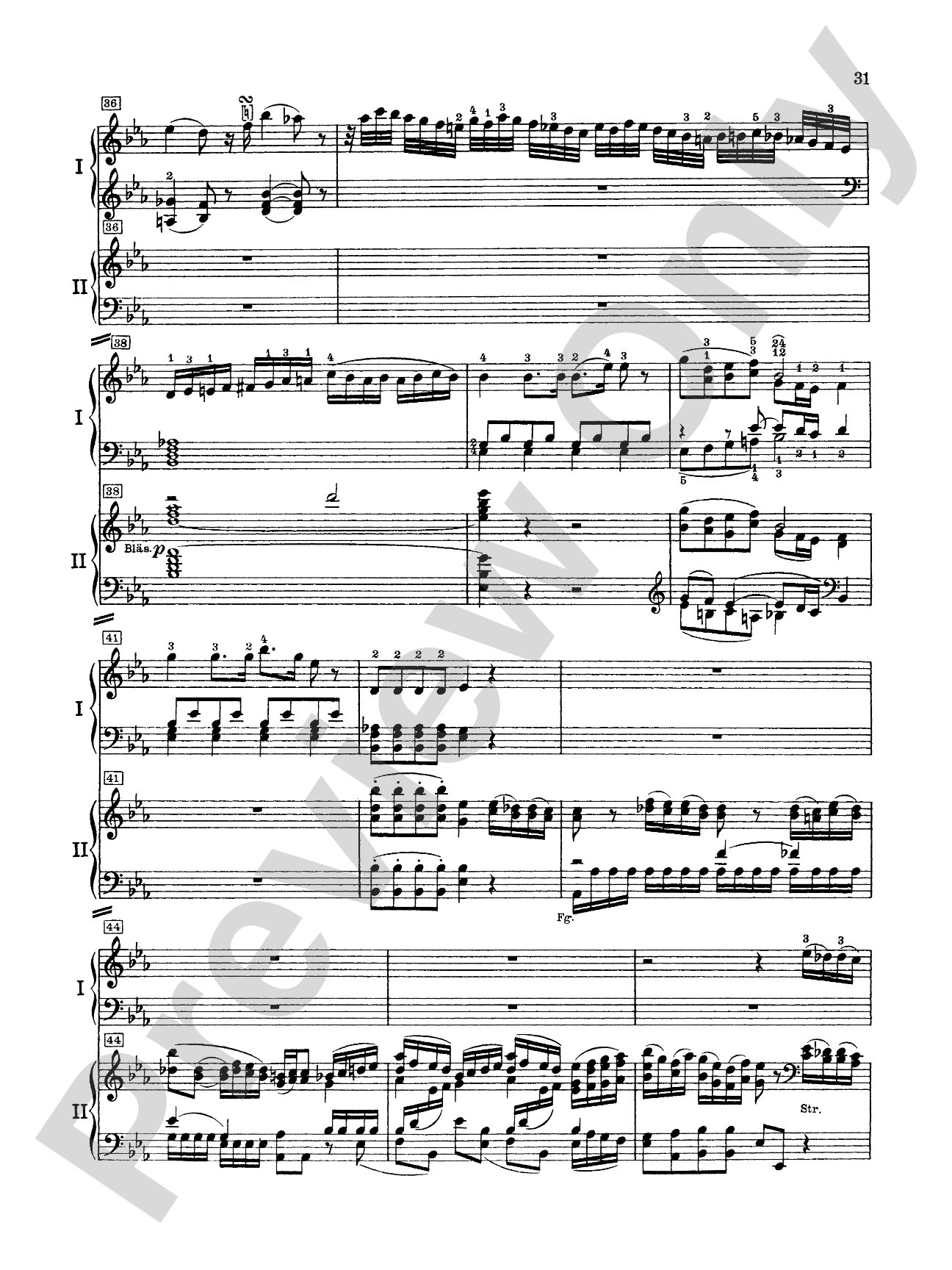 Mozart: Piano Concerto No. 24 in C Minor, K. 491: Piano Duo (2 Pianos, 4 Hands) Book (2 copies required)