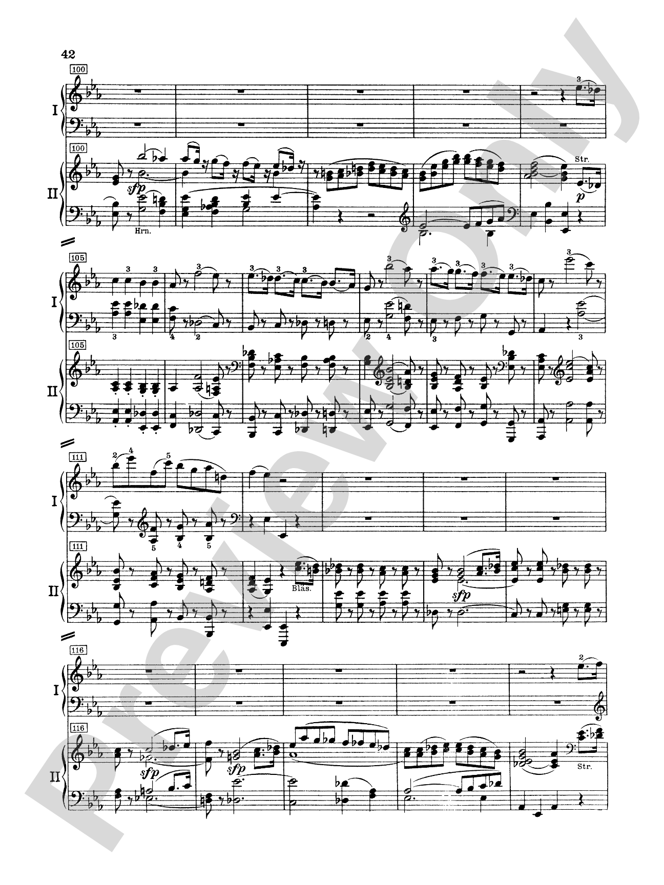 Mozart: Piano Concerto No. 24 in C Minor, K. 491: Piano Duo (2 Pianos, 4 Hands) Book (2 copies required)