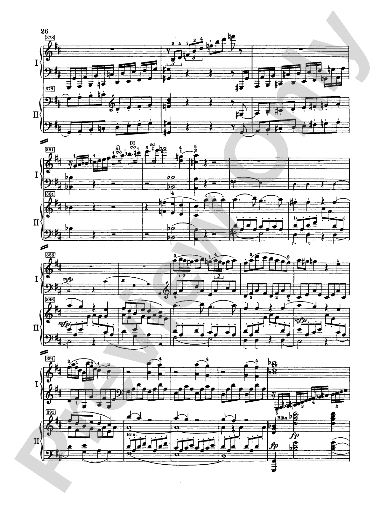 Mozart: Piano Concerto No. 26 in D Major, K. 537: Piano Duo (2 Pianos, 4 Hands) Book (2 copies required)