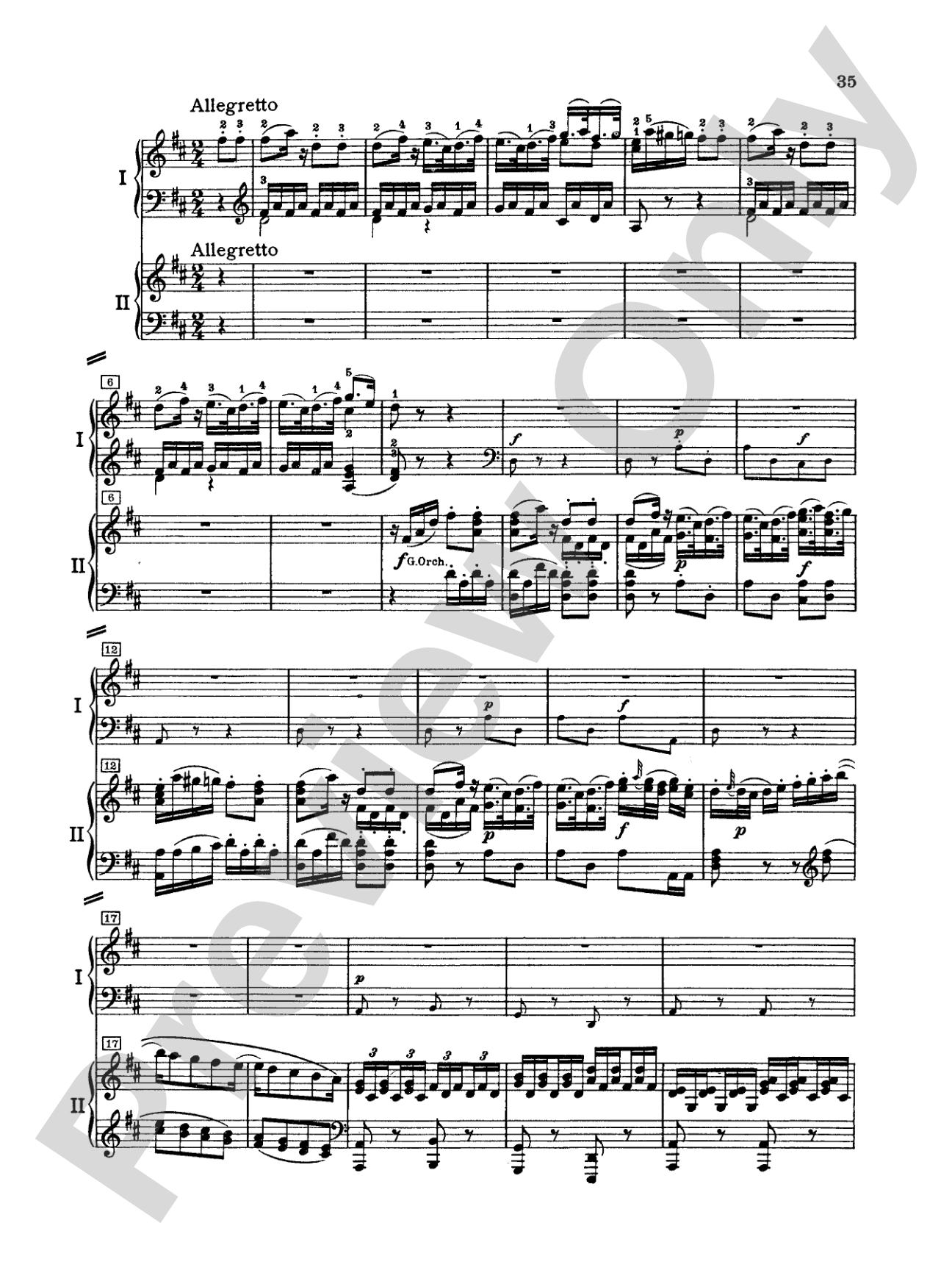 Mozart: Piano Concerto No. 26 in D Major, K. 537: Piano Duo (2 Pianos, 4 Hands) Book (2 copies required)