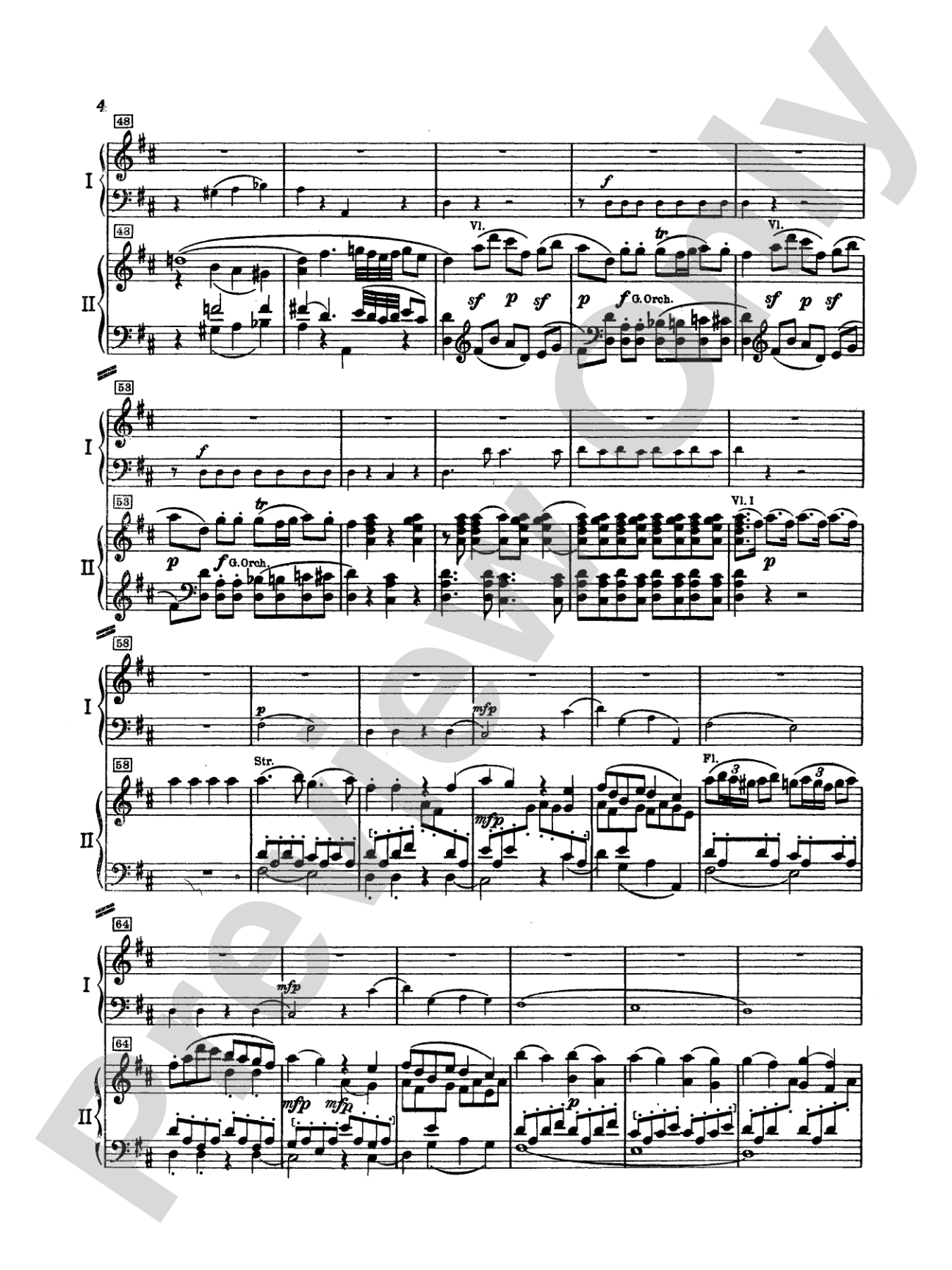 Mozart: Piano Concerto No. 26 in D Major, K. 537: Piano Duo (2 Pianos, 4 Hands) Book (2 copies required)