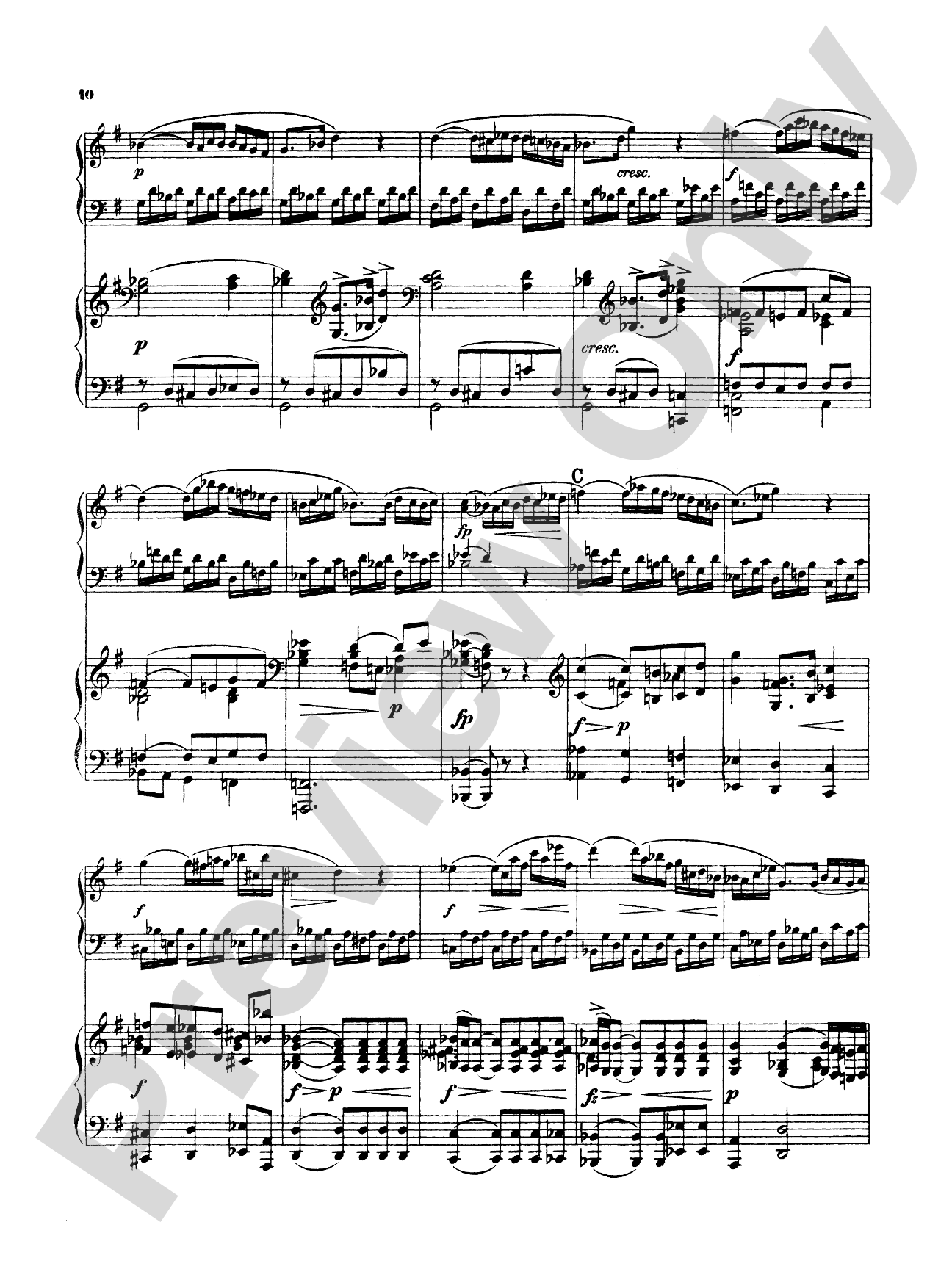Mozart: Sonata in C Major, K. 545 (Arr. Edvard Grieg): Piano Duo (2 Pianos, 4 Hands) Book (2 copies required)