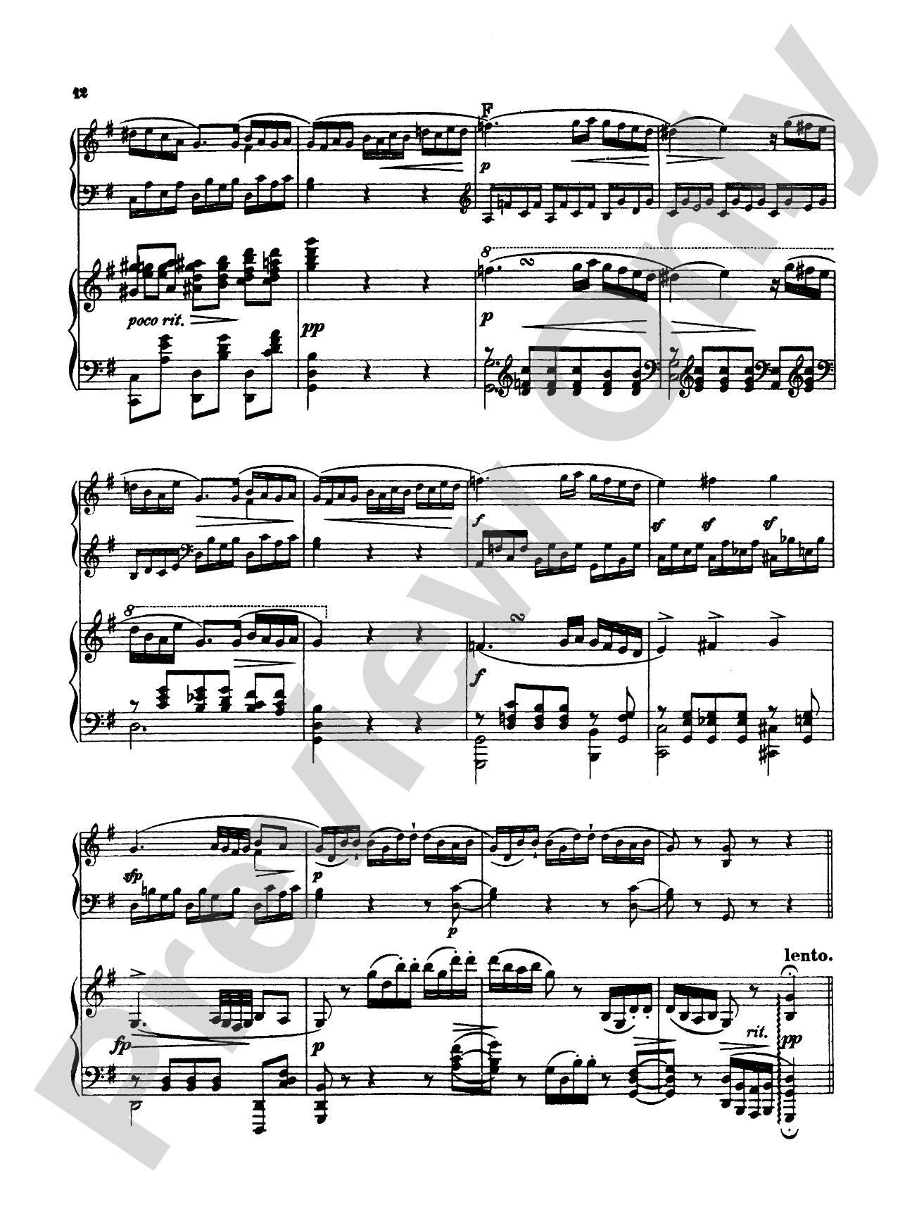 Mozart: Sonata in C Major, K. 545 (Arr. Edvard Grieg): Piano Duo (2 Pianos, 4 Hands) Book (2 copies required)