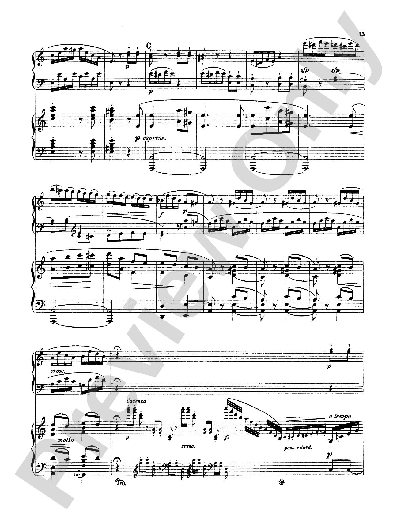 Mozart: Sonata in C Major, K. 545 (Arr. Edvard Grieg): Piano Duo (2 Pianos, 4 Hands) Book (2 copies required)