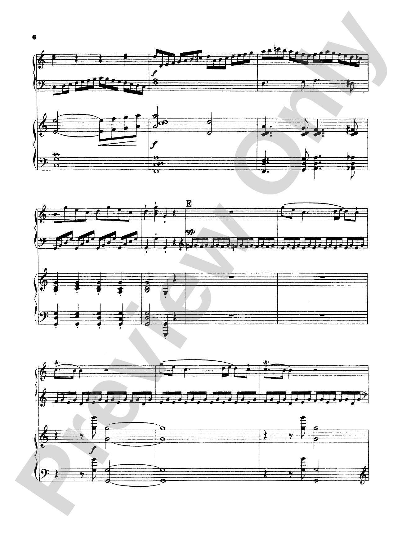 Mozart: Sonata in C Major, K. 545 (Arr. Edvard Grieg): Piano Duo (2 Pianos, 4 Hands) Book (2 copies required)
