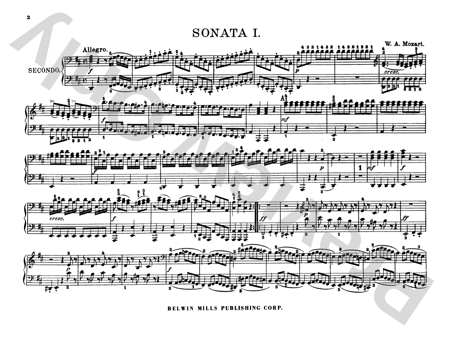 Mozart: Original Compositions for Four Hands: Piano Duet (1 Piano, 4 Hands) Comb Bound Book