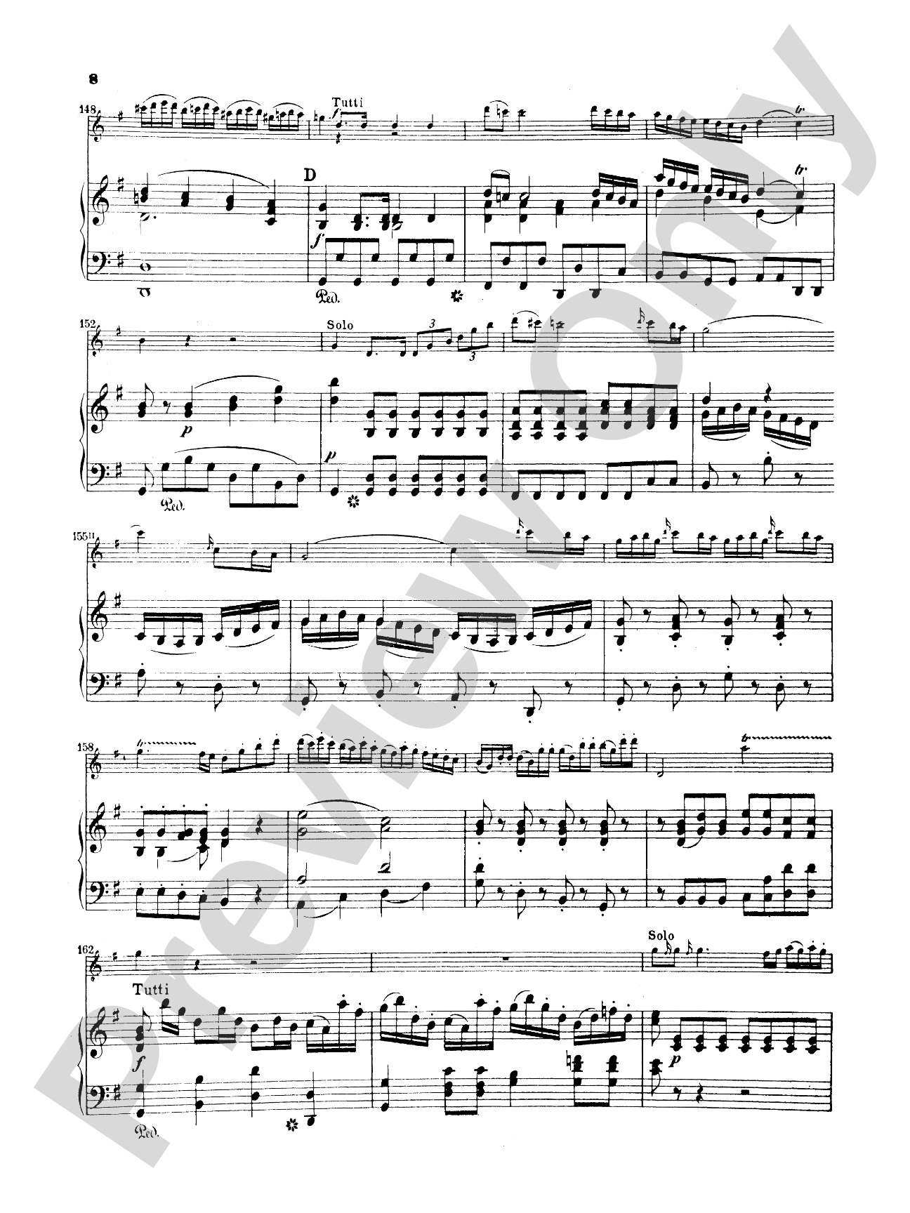 Mozart: Concerto No. 1 in G Major, K. 313: Flute Part(s)