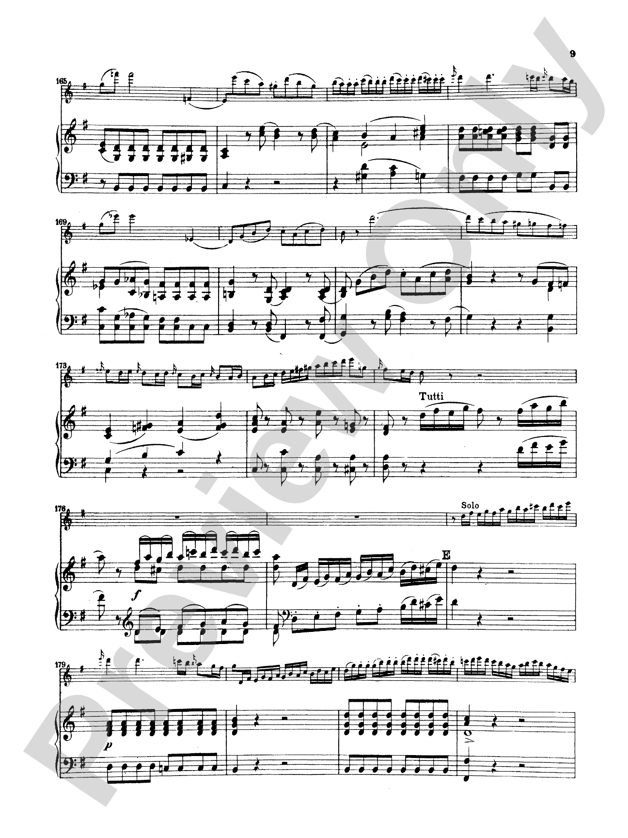 Mozart: Concerto No. 1 in G Major, K. 313: Flute Part(s)