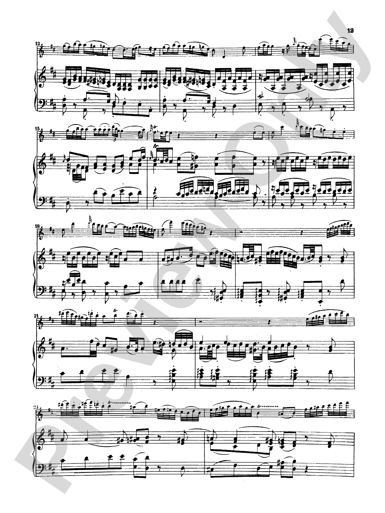 Mozart: Concerto No. 1 in G Major, K. 313: Flute Part(s)