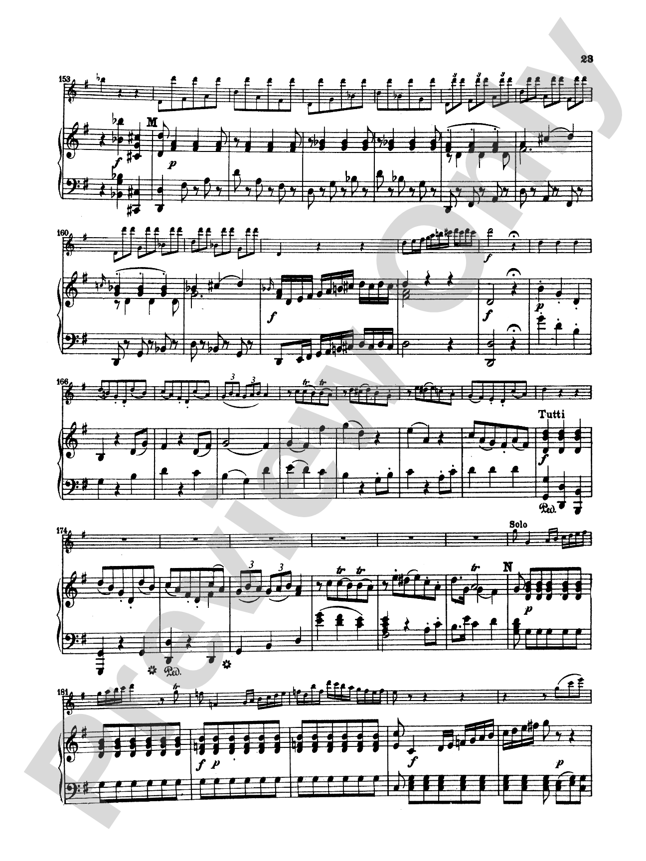 Mozart: Concerto No. 1 in G Major, K. 313: Flute Part(s)