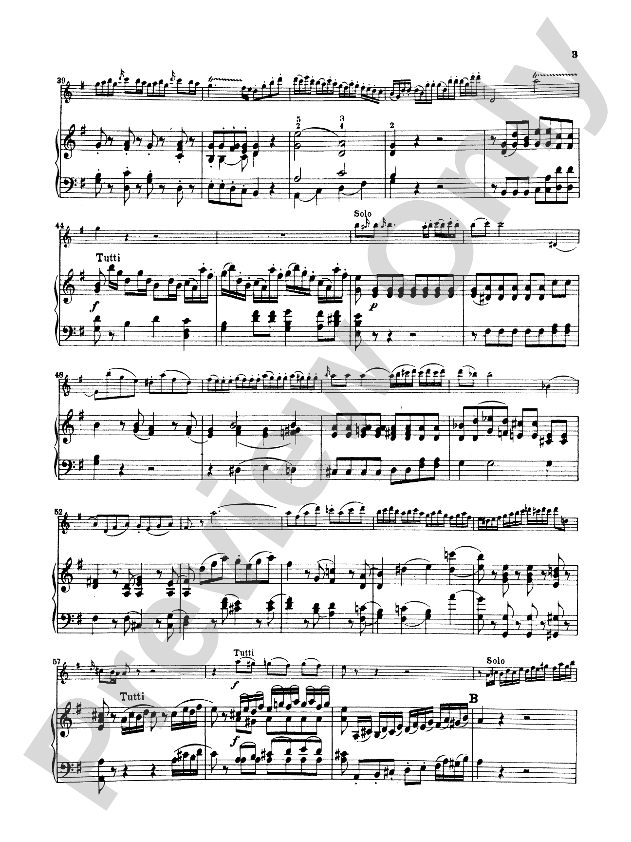 Mozart: Concerto No. 1 in G Major, K. 313