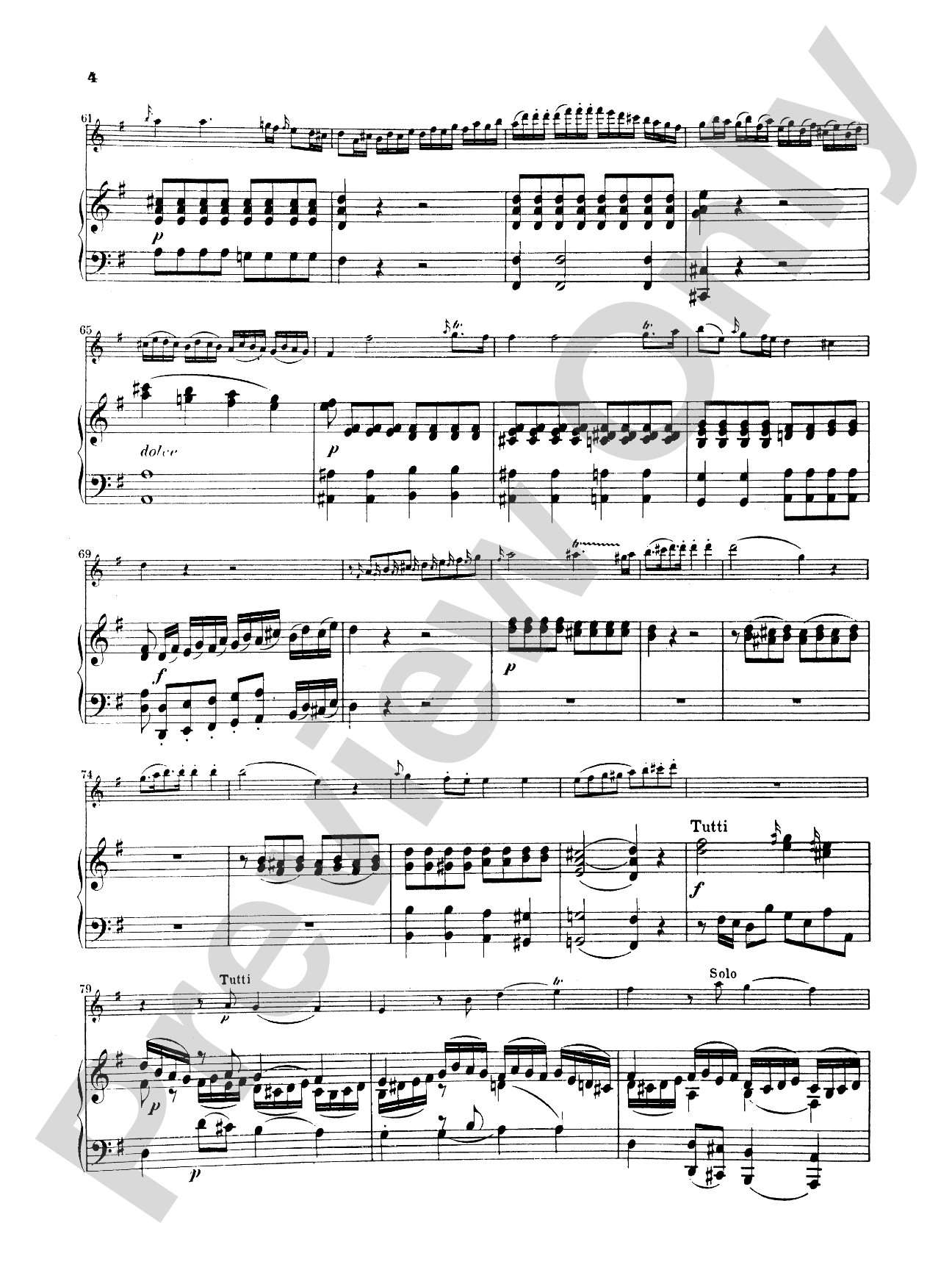 Mozart: Concerto No. 1 in G Major, K. 313