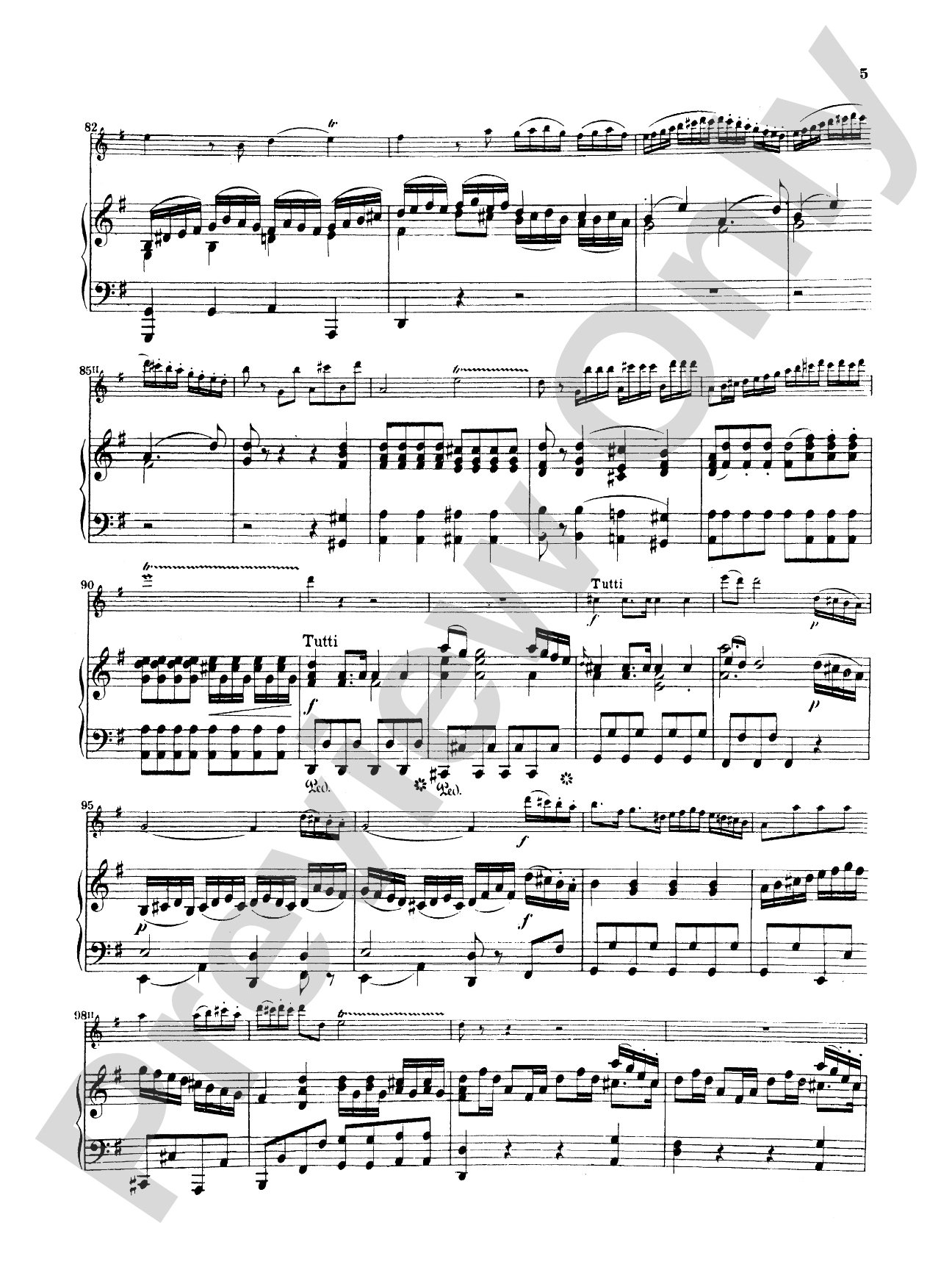 Mozart: Concerto No. 1 in G Major, K. 313