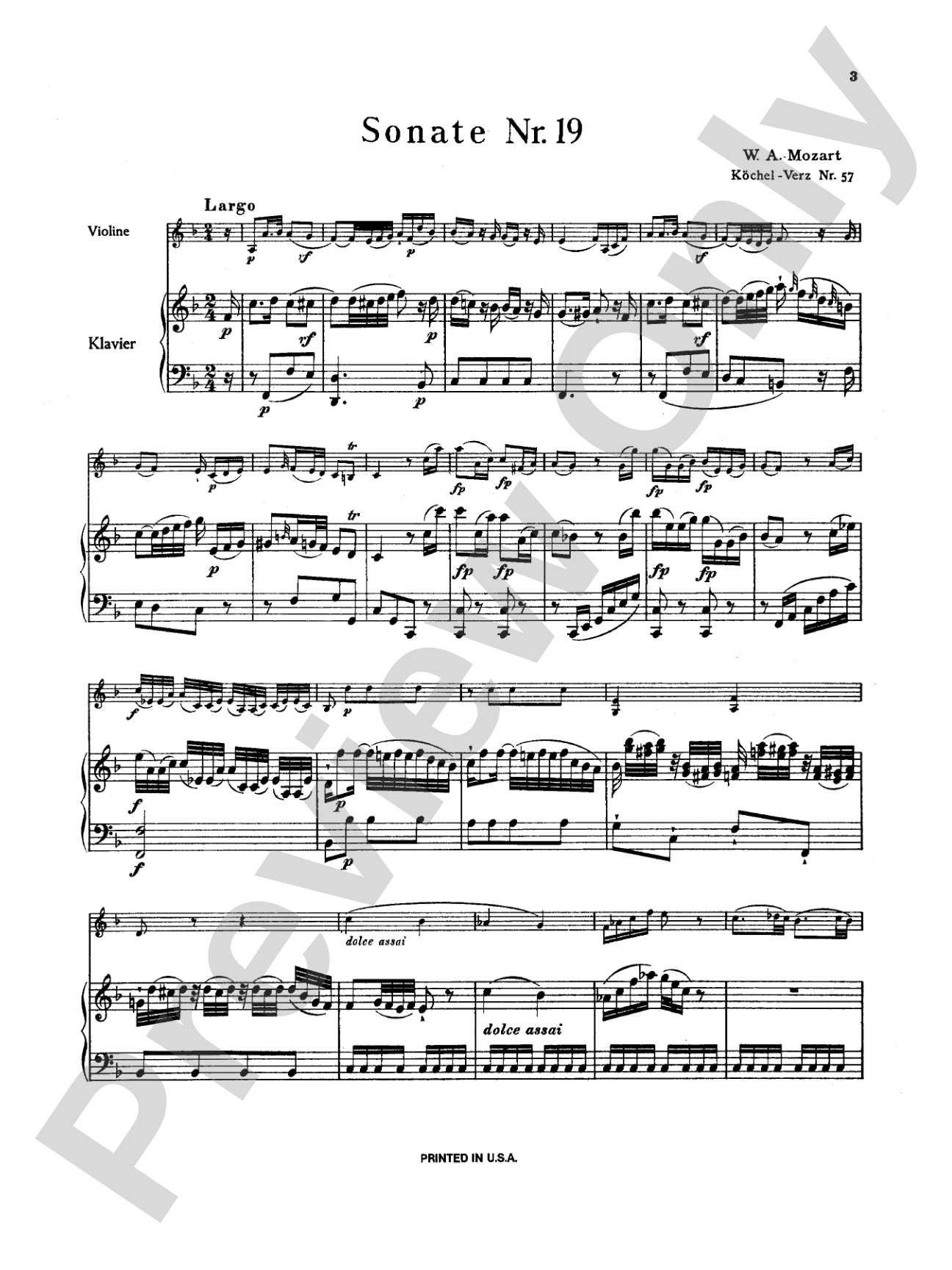 Mozart: Twenty Sonatas (Urtext), Volume I