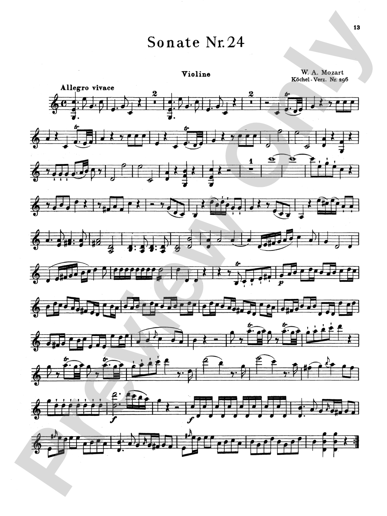 Mozart: Twenty Sonatas (Urtext), Volume I