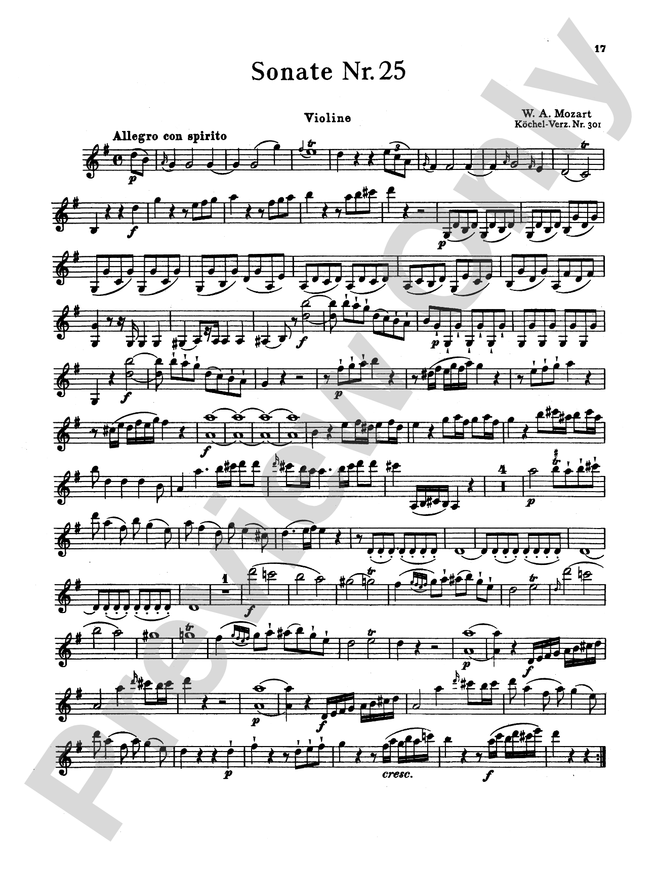 Mozart: Twenty Sonatas (Urtext), Volume I