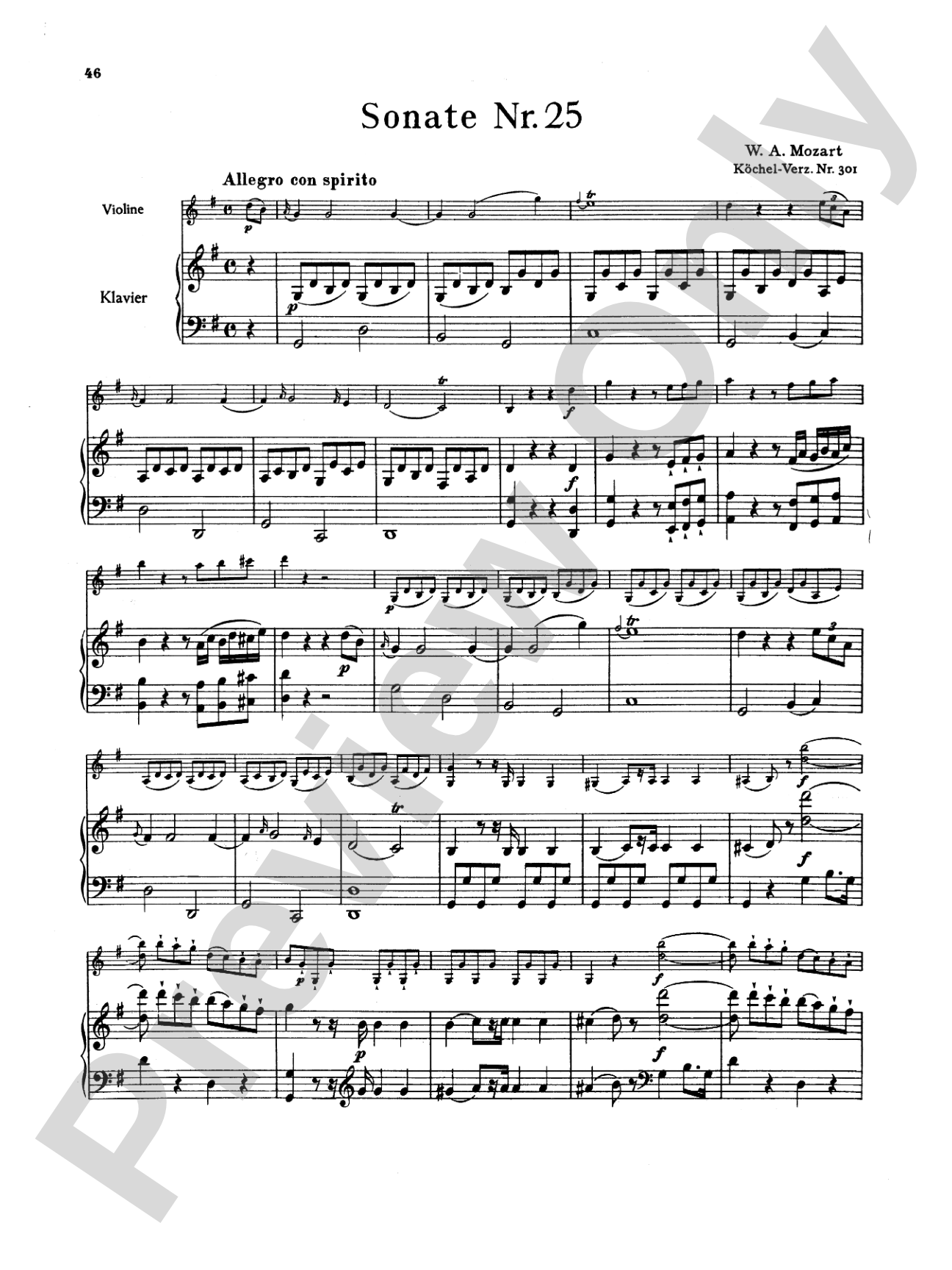 Mozart: Twenty Sonatas (Urtext), Volume I