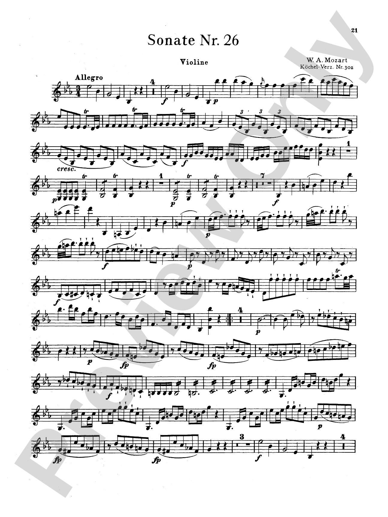 Mozart: Twenty Sonatas (Urtext), Volume I