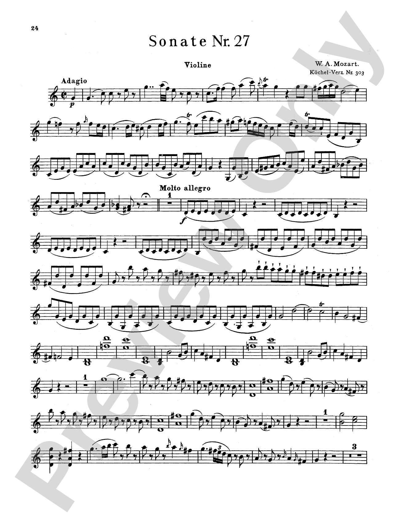 Mozart: Twenty Sonatas (Urtext), Volume I