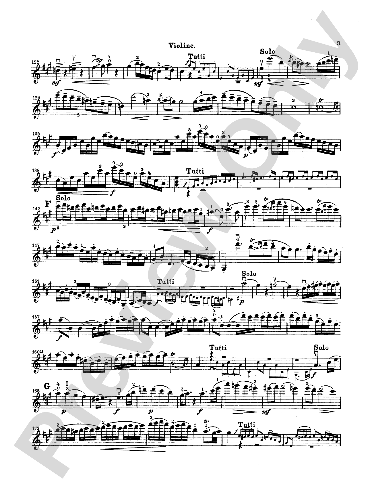 Mozart: Violin Concerto No. 5 in A Major, K. 219: Violin Book