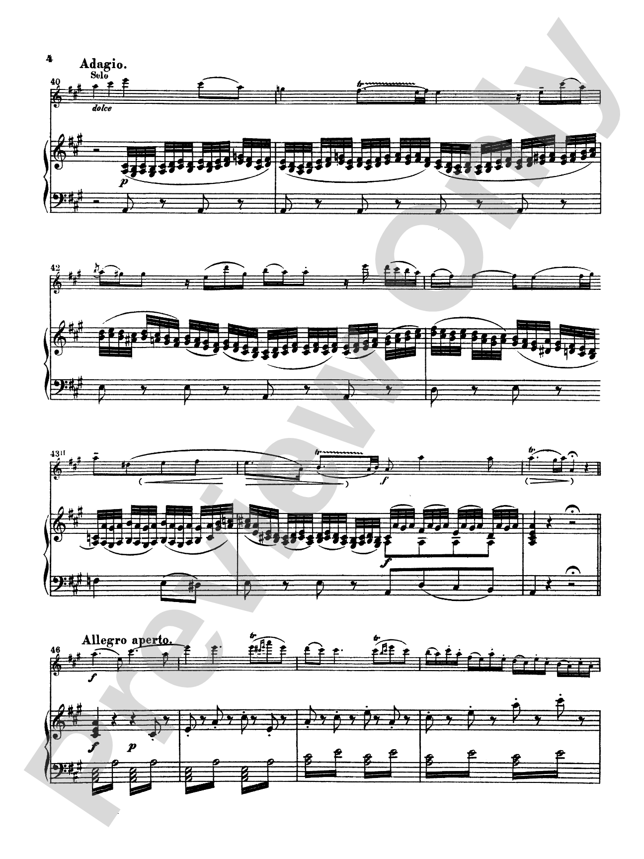 Mozart: Violin Concerto No. 5 in A Major, K. 219