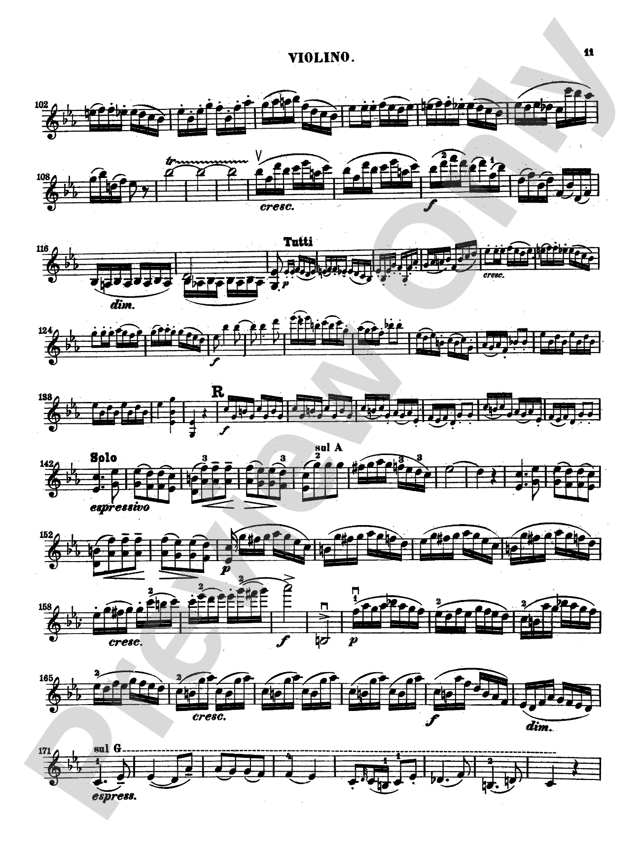 Mozart: Violin Concerto No. 6 in E flat Major, K. 268: Violin Book