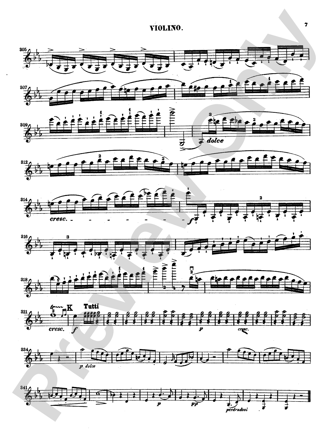 Mozart: Violin Concerto No. 6 in E flat Major, K. 268: Violin Book