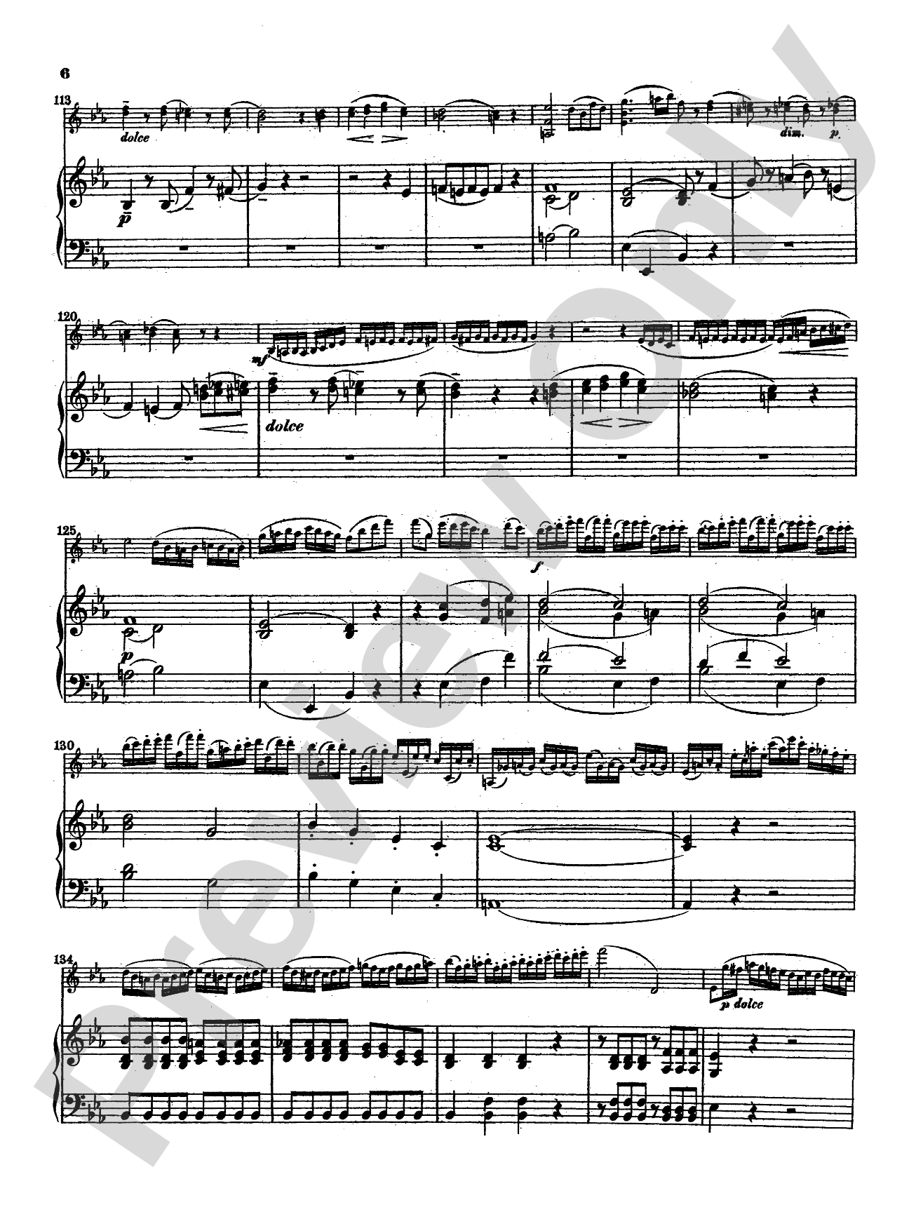 Mozart: Violin Concerto No. 6 in E flat Major, K. 268
