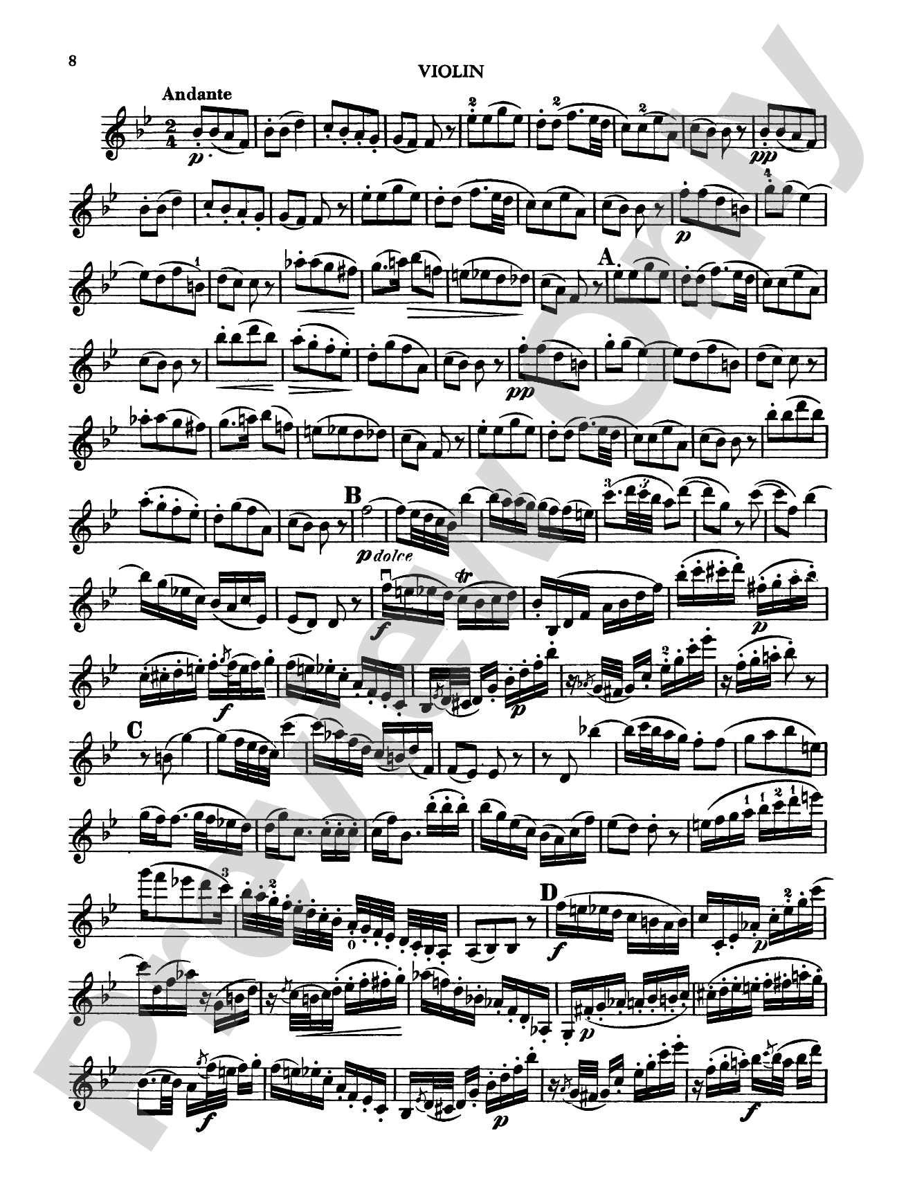 Mozart: Divertimento in E flat Major, K. 563: String Trio Book