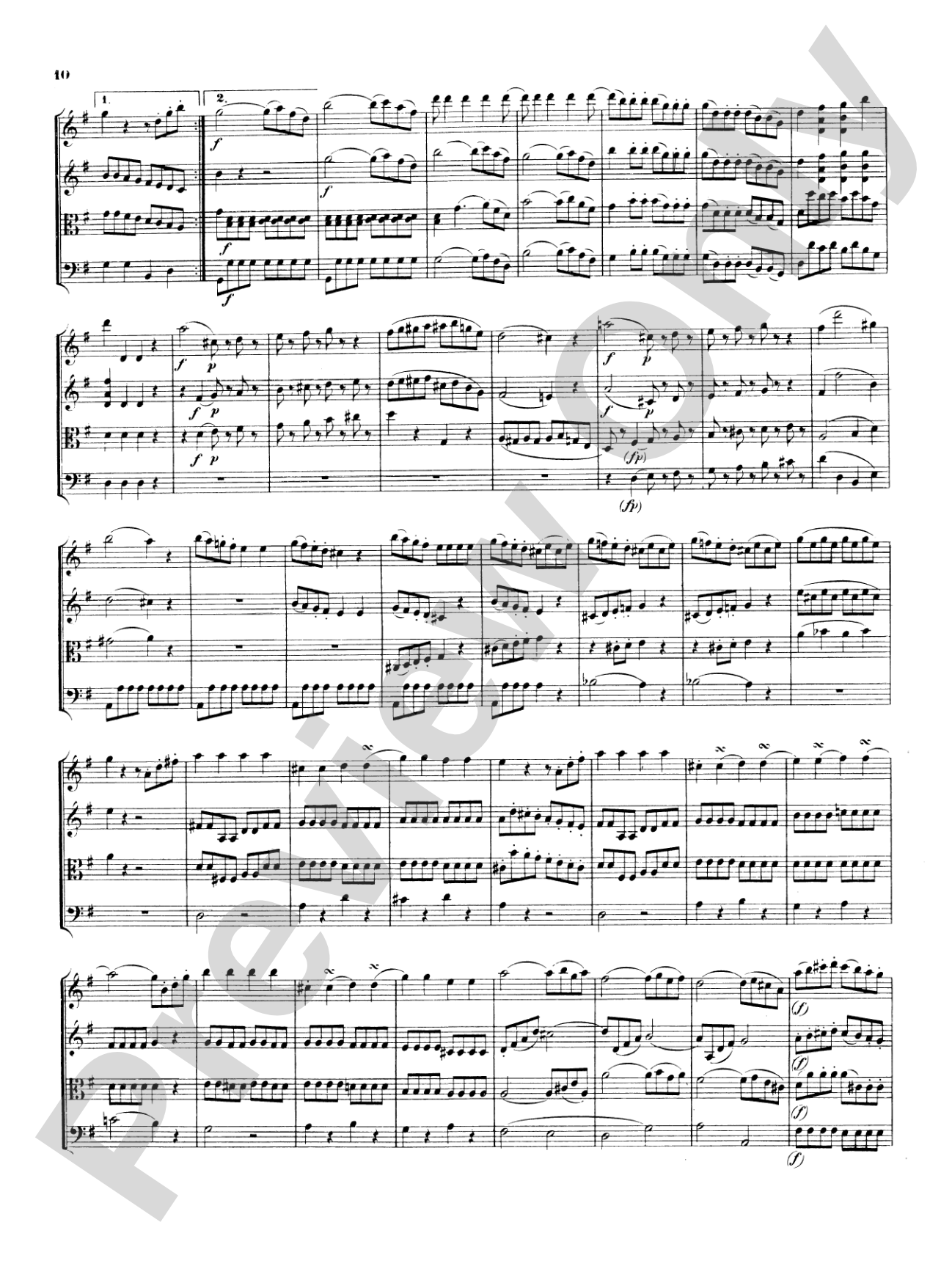 Mozart: Eine Kleine Nachtmusik, K. 525: String Quintet Book
