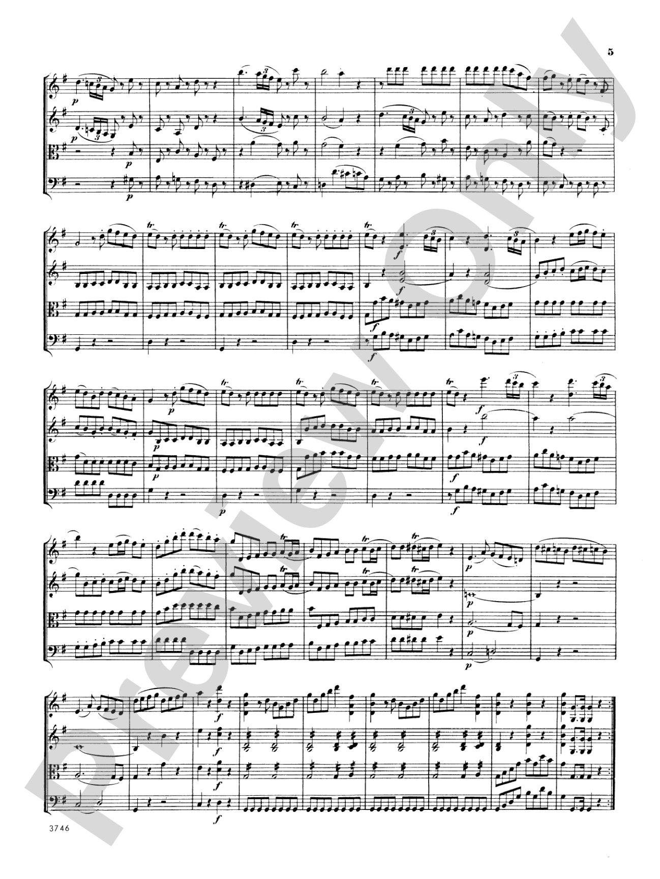 Mozart: Eine Kleine Nachtmusik, K. 525: String Quintet Book