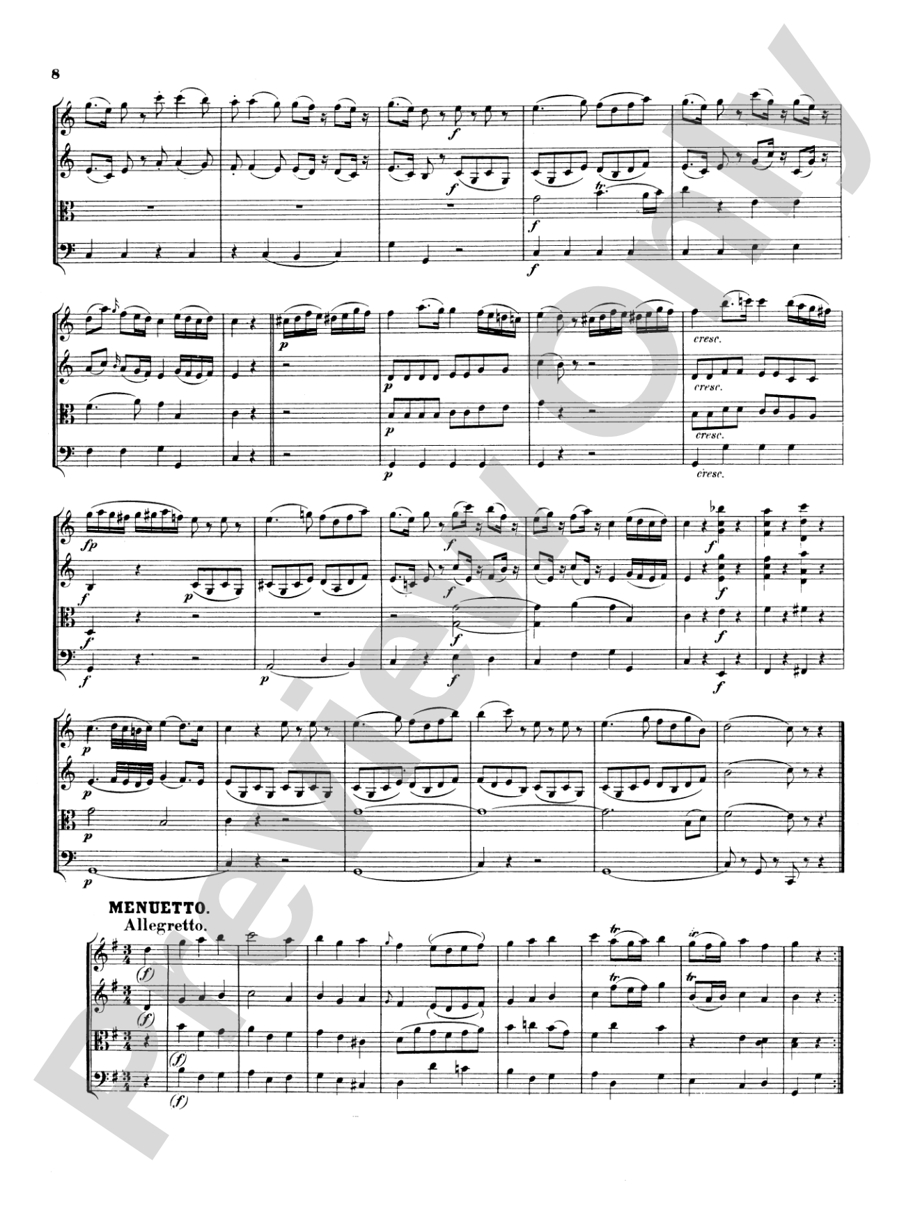 Mozart: Eine Kleine Nachtmusik, K. 525: String Quintet Book