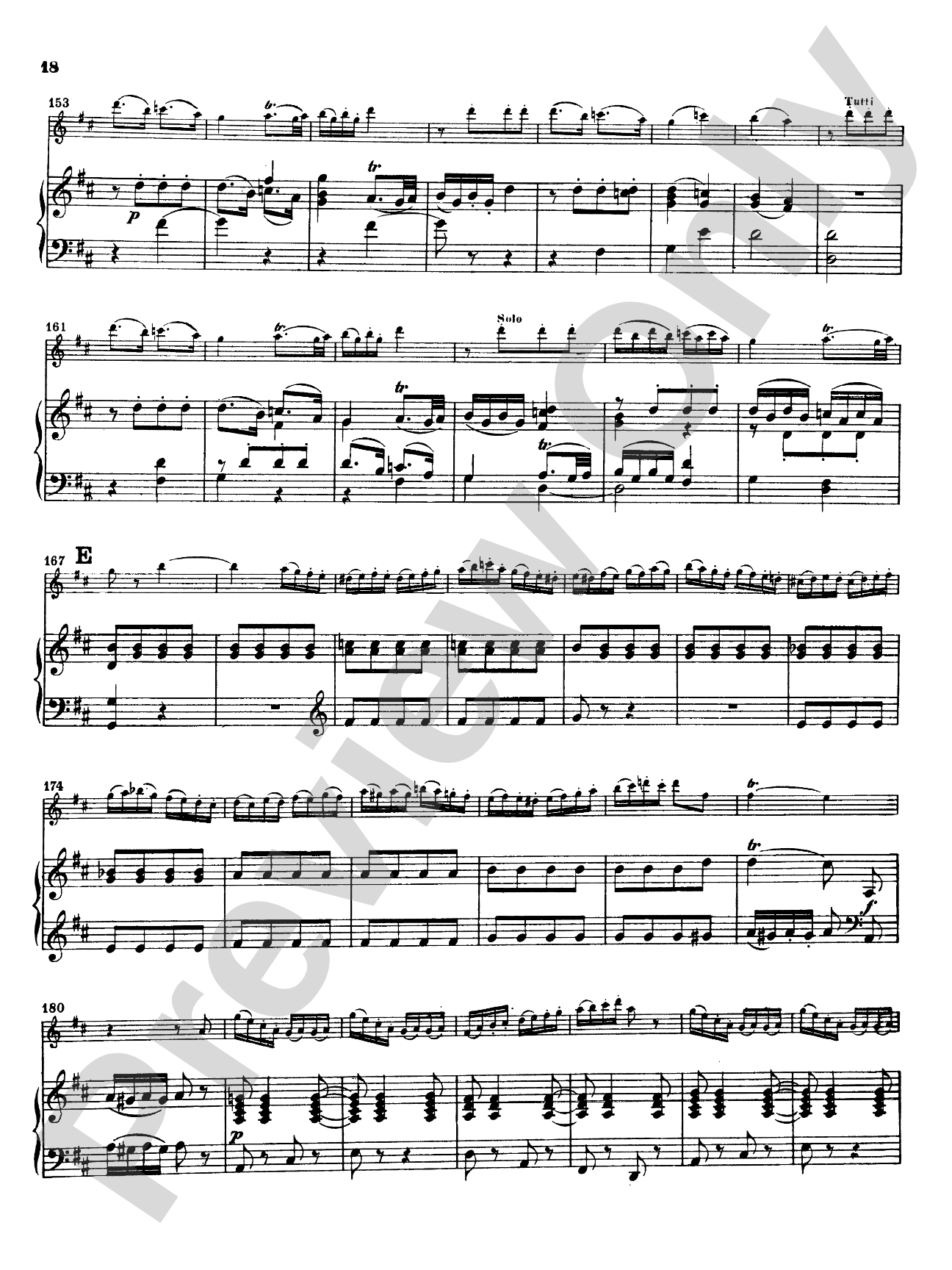 Mozart: Concerto No. 2 in D Major, K. 314: Flute Part(s)