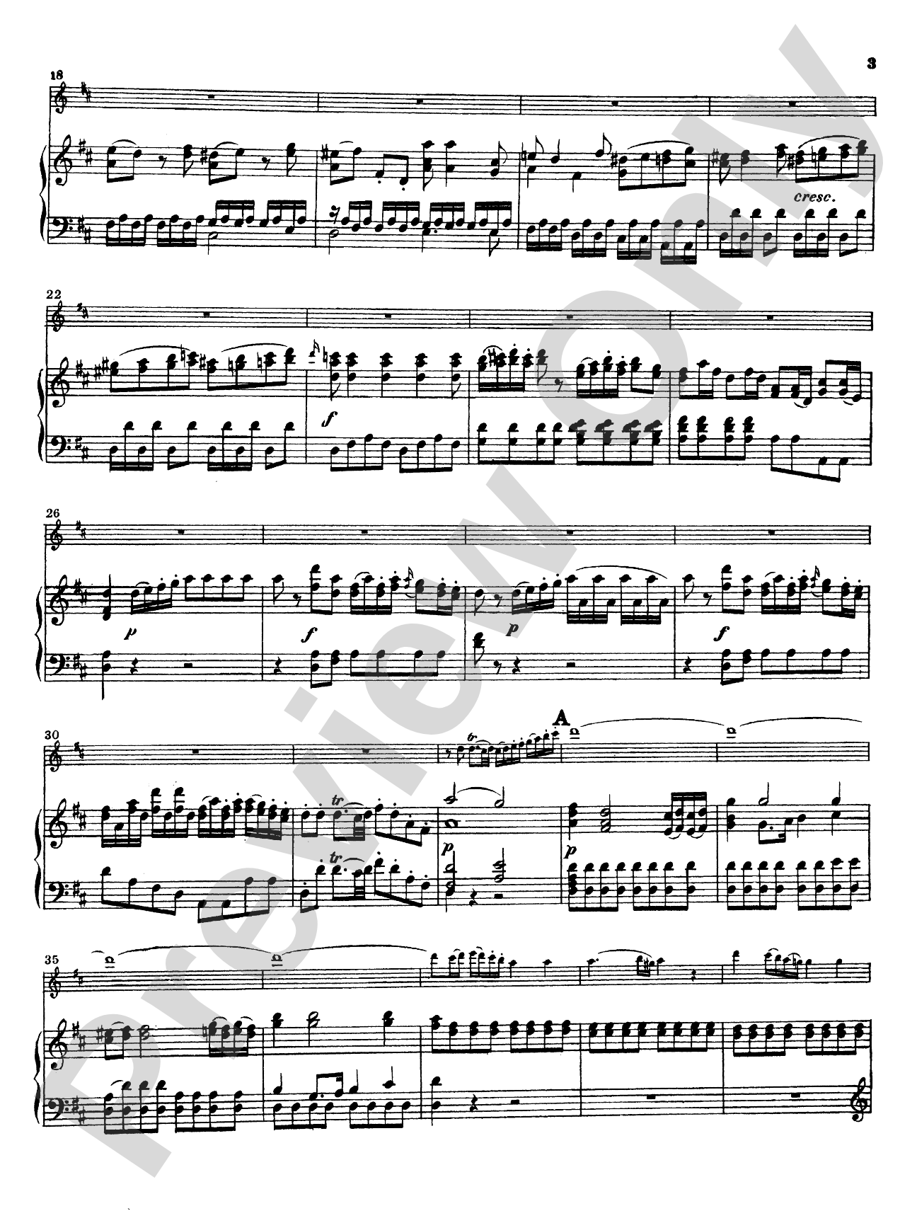 Mozart: Concerto No. 2 in D Major, K. 314: Flute Part(s)