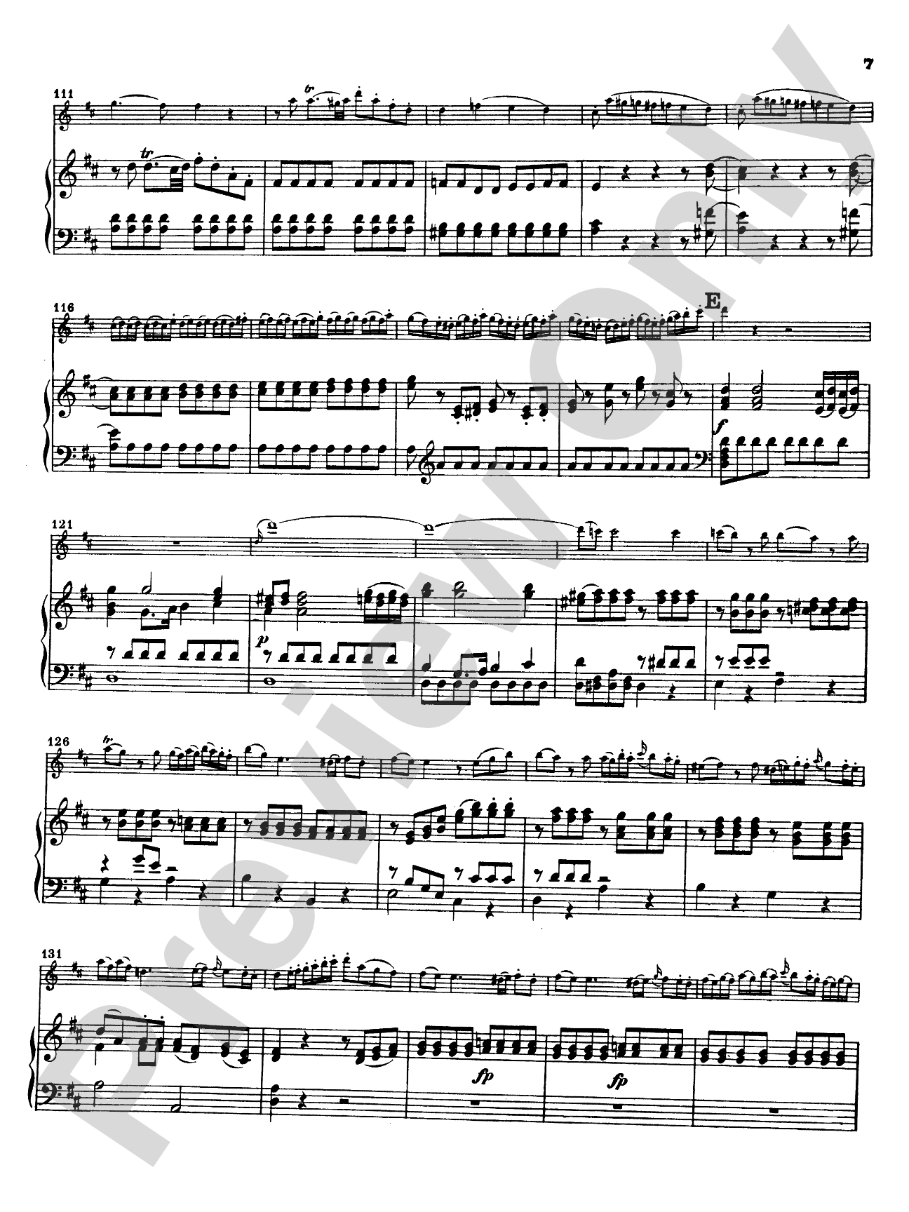Mozart: Concerto No. 2 in D Major, K. 314: Flute Part(s)