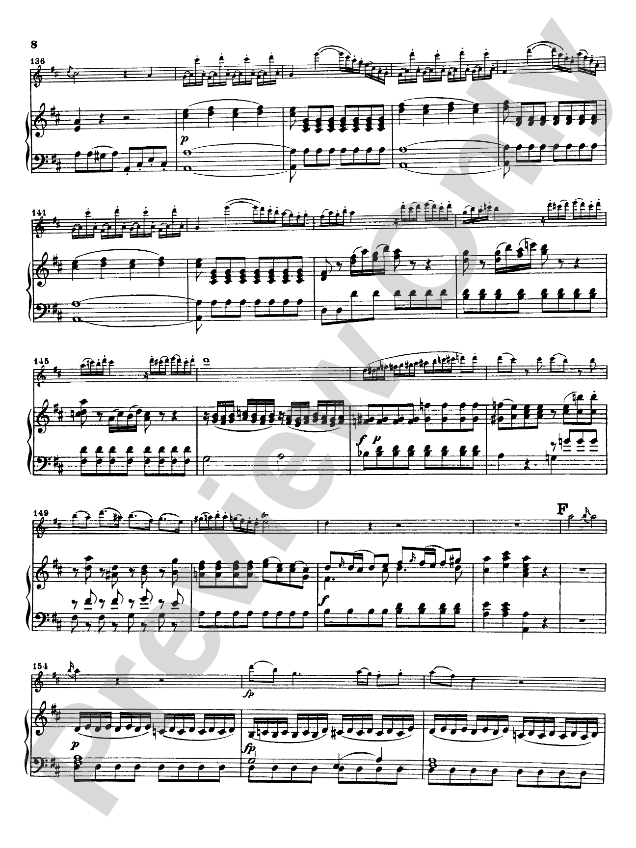 Mozart: Concerto No. 2 in D Major, K. 314: Flute Part(s)
