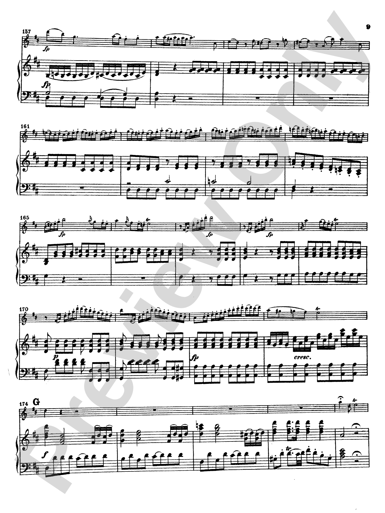 Mozart: Concerto No. 2 in D Major, K. 314: Flute Part(s)