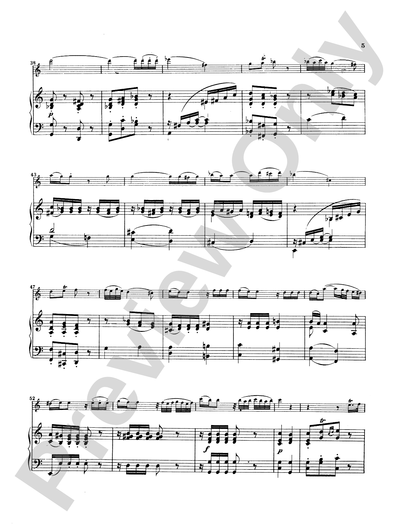 Mozart: Andante, K. 315: Flute Part(s)