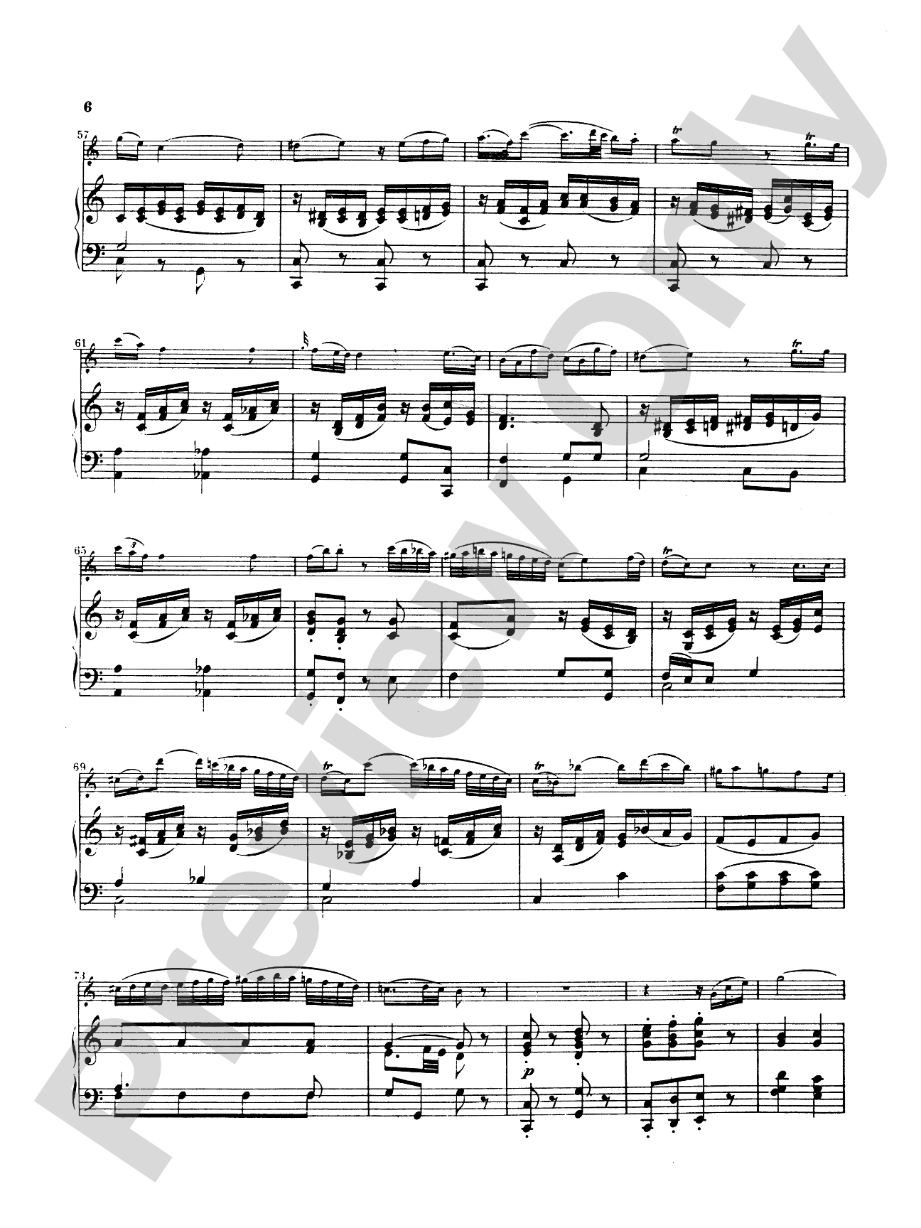 Mozart: Andante, K. 315: Flute Part(s)