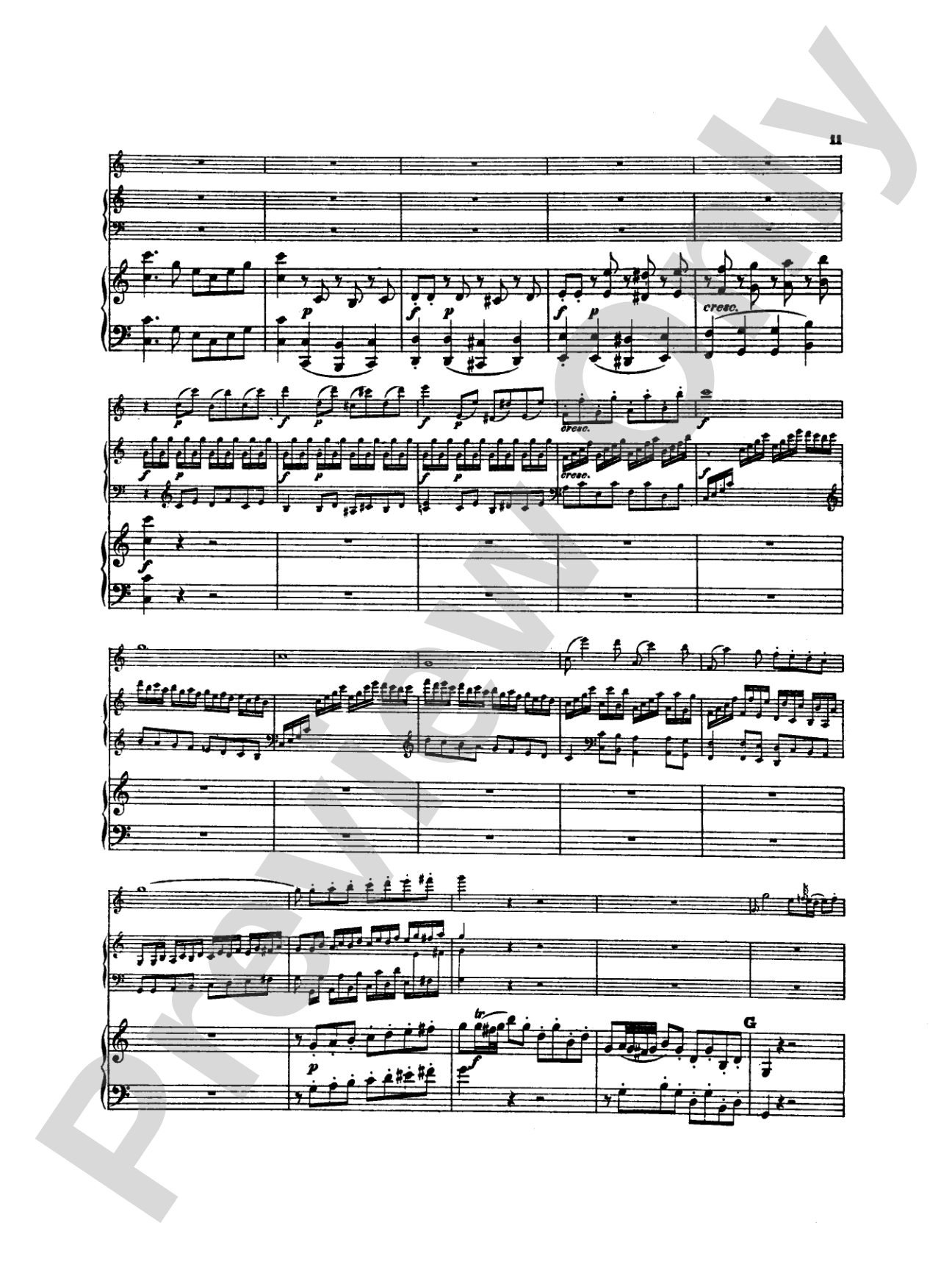 Mozart: Concerto in C Major, K. 299: Flute Part(s)