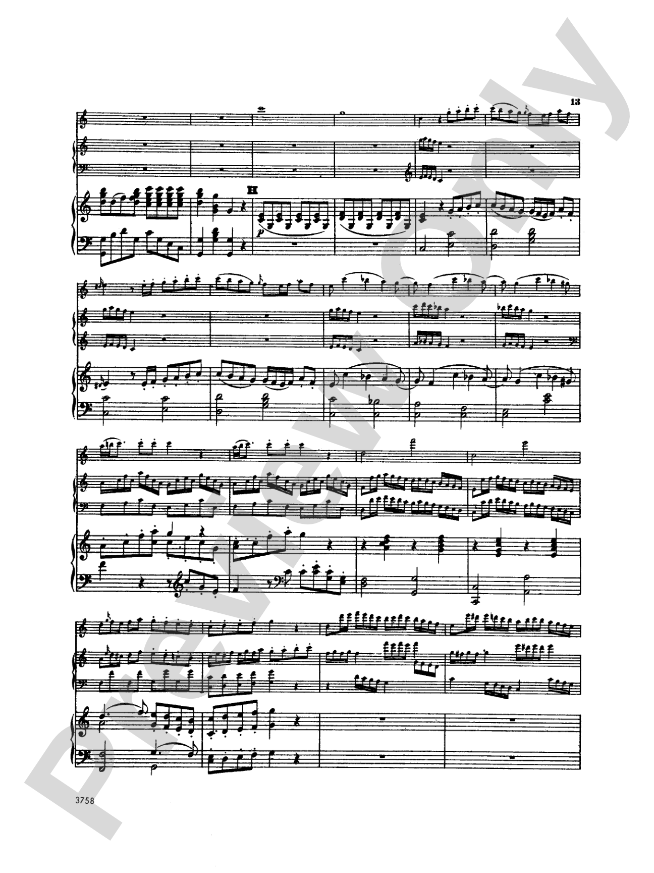 Mozart: Concerto in C Major, K. 299: Flute Part(s)