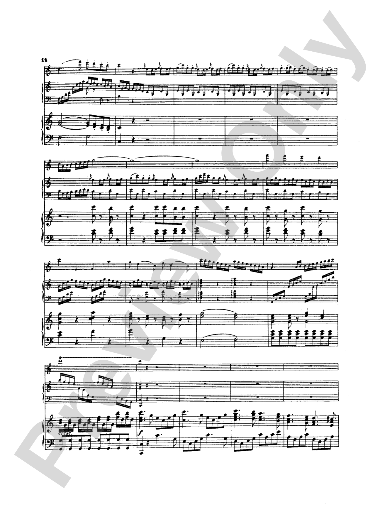Mozart: Concerto in C Major, K. 299: Flute Part(s)