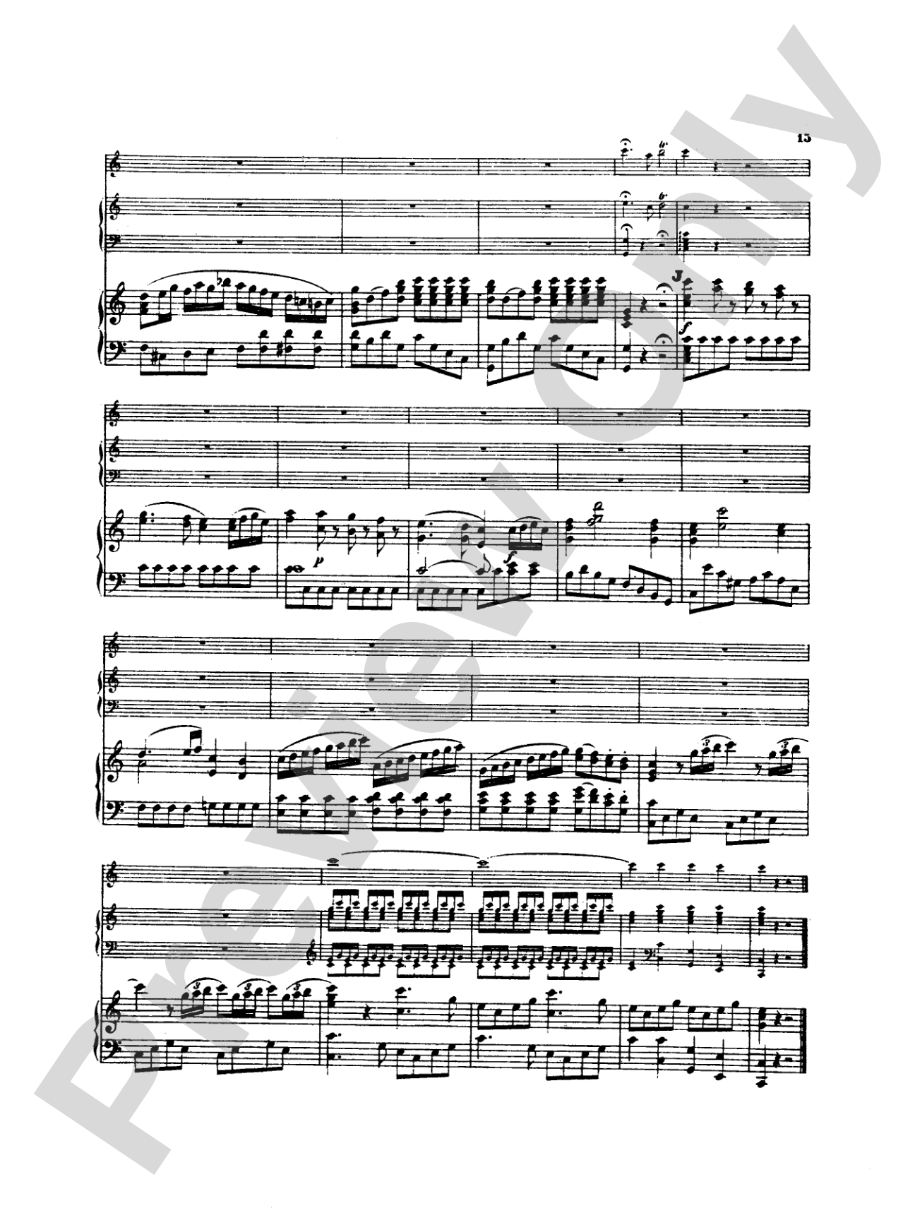 Mozart: Concerto in C Major, K. 299: Flute Part(s)