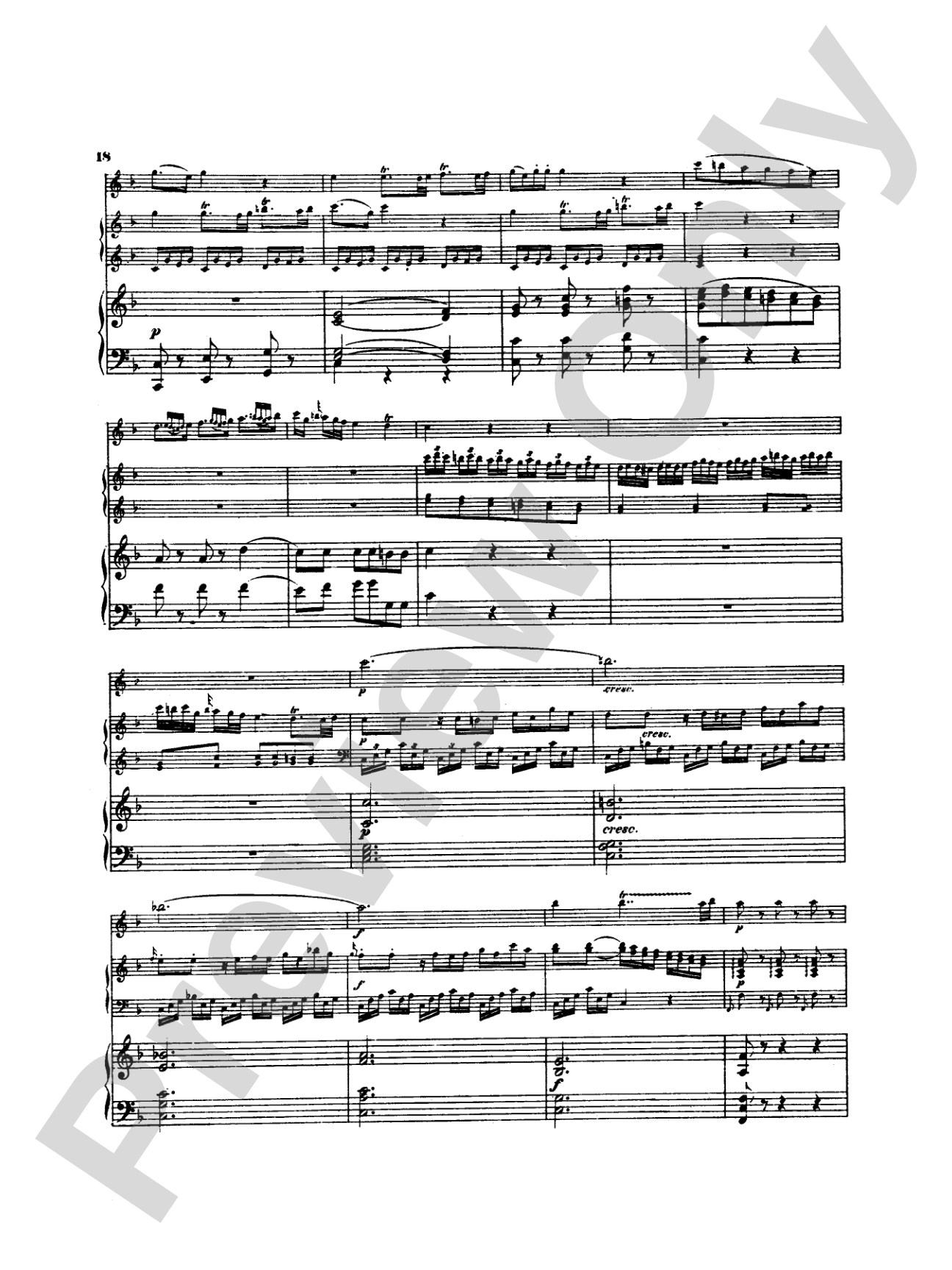 Mozart: Concerto in C Major, K. 299: Flute Part(s)