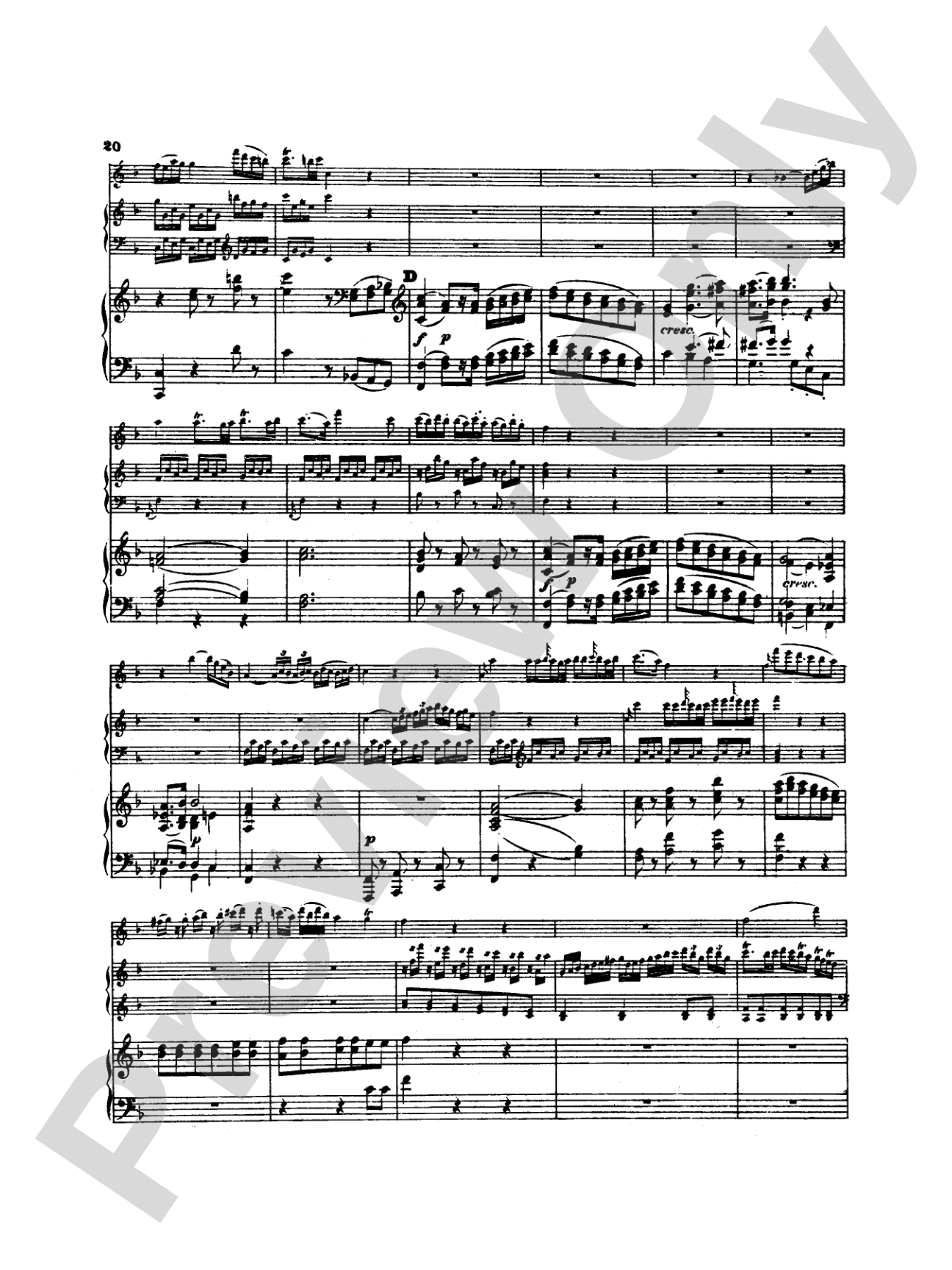 Mozart: Concerto in C Major, K. 299: Flute Part(s)