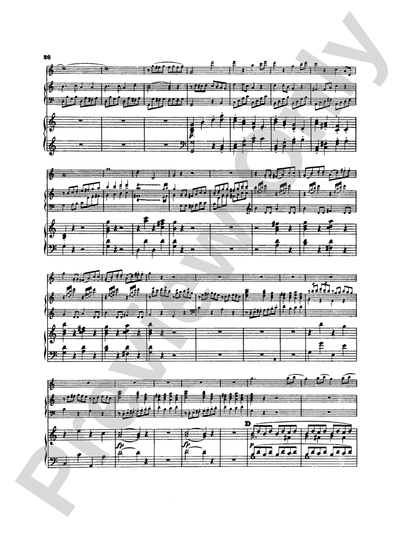 Mozart: Concerto in C Major, K. 299: Flute Part(s)