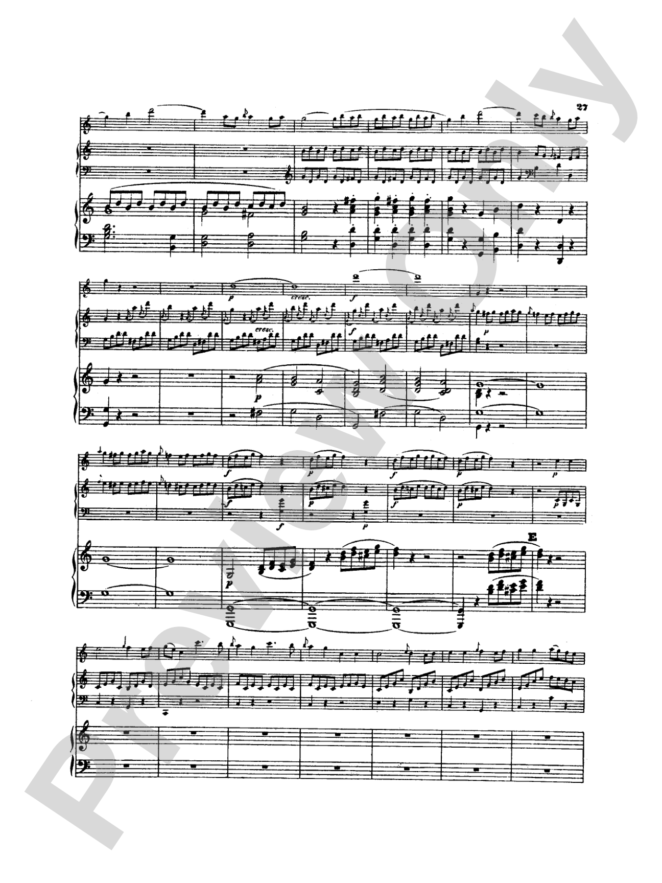 Mozart: Concerto in C Major, K. 299: Flute Part(s)