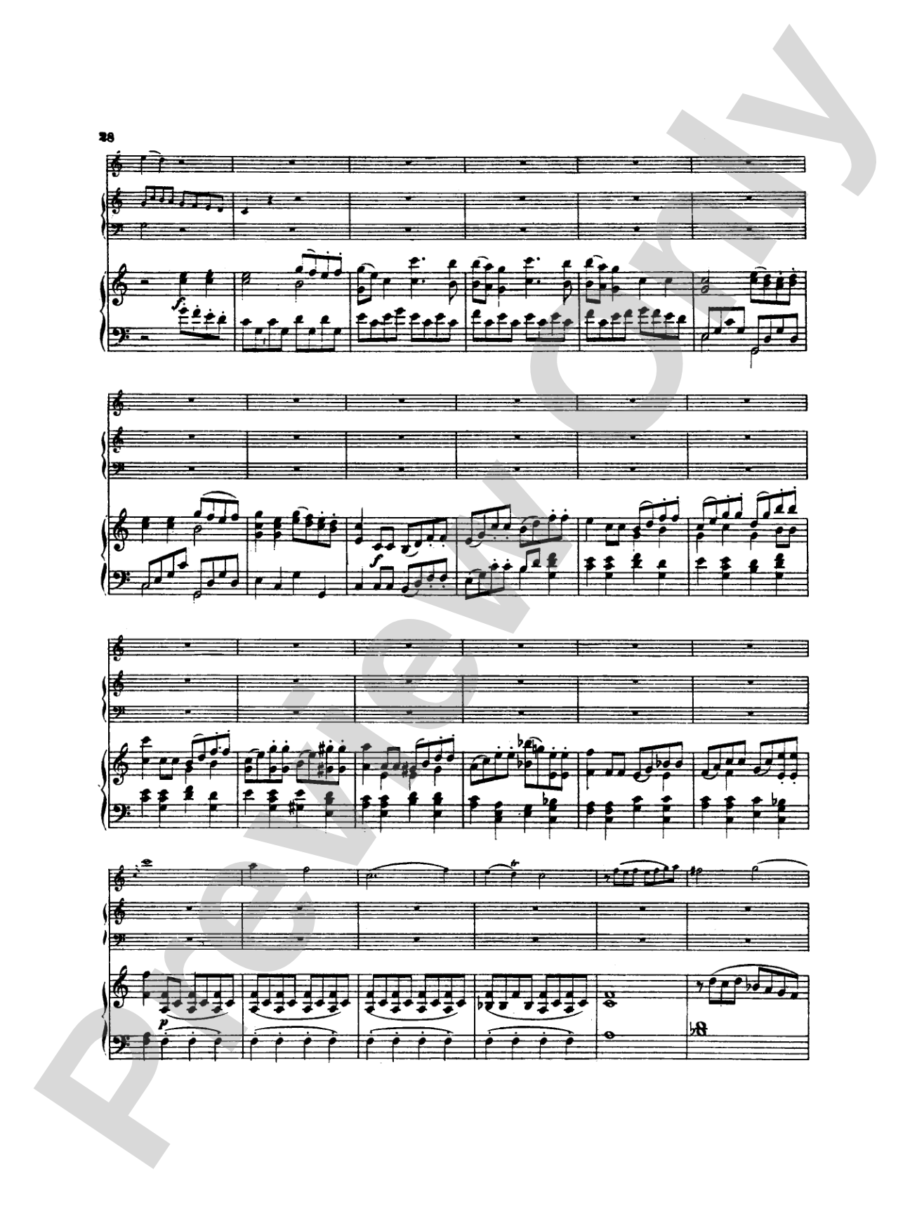 Mozart: Concerto in C Major, K. 299: Flute Part(s)